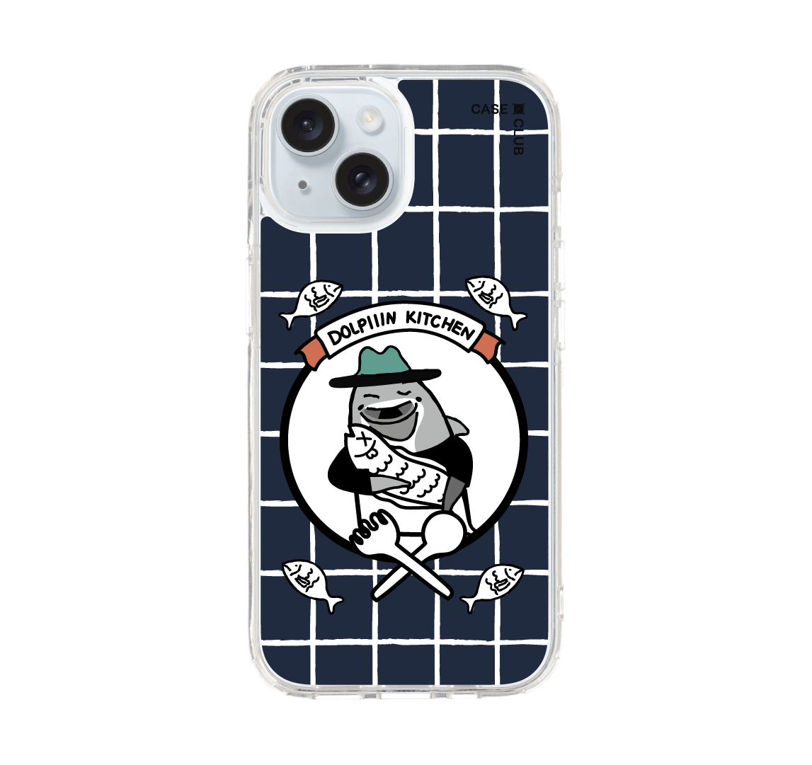 เคสใส iPhone 15 ครัวปลาโลมา