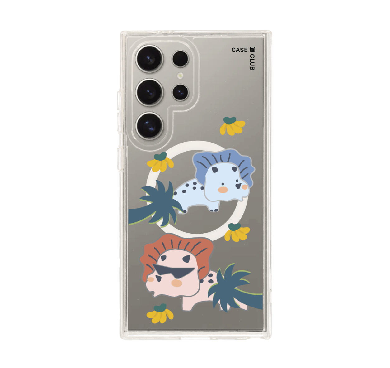 samsung galaxy s24 ultra clear magsafe duo triceratops