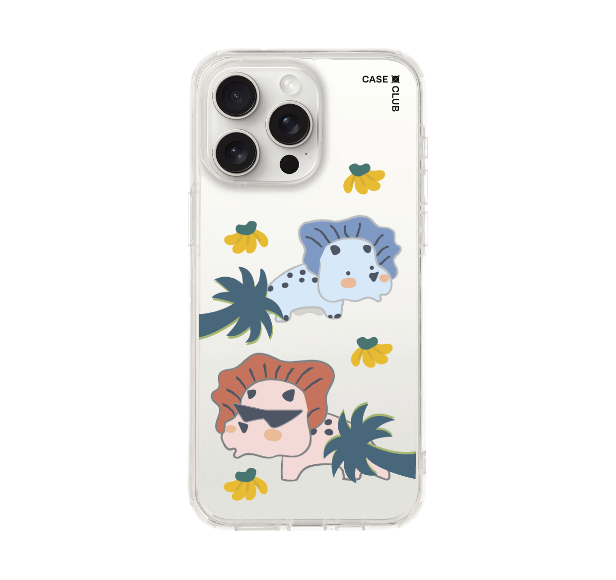เคสใส iphone 15 pro max ไดโนคู่