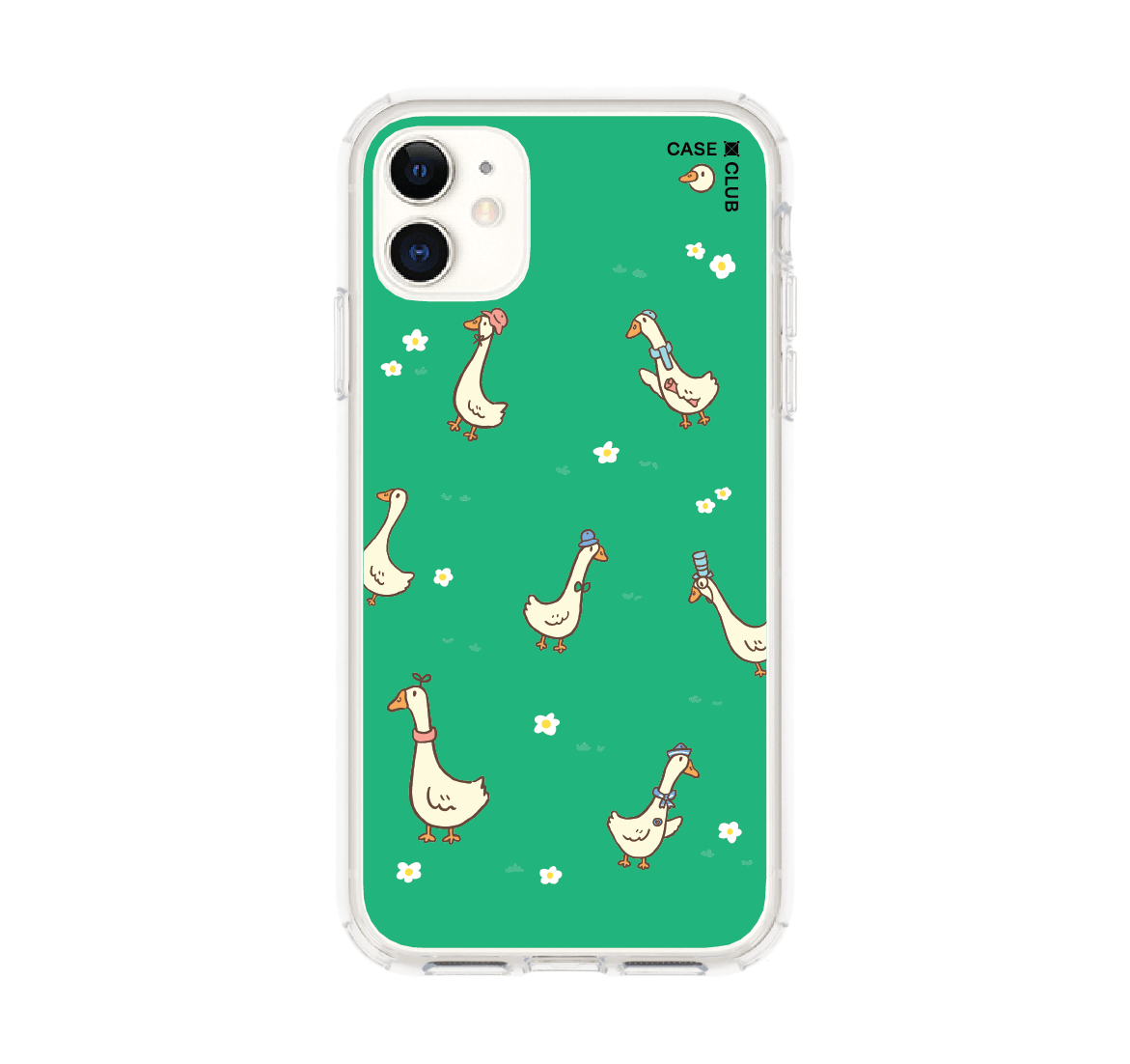เคสใส iPhone 11 ดอกไม้เป็ด