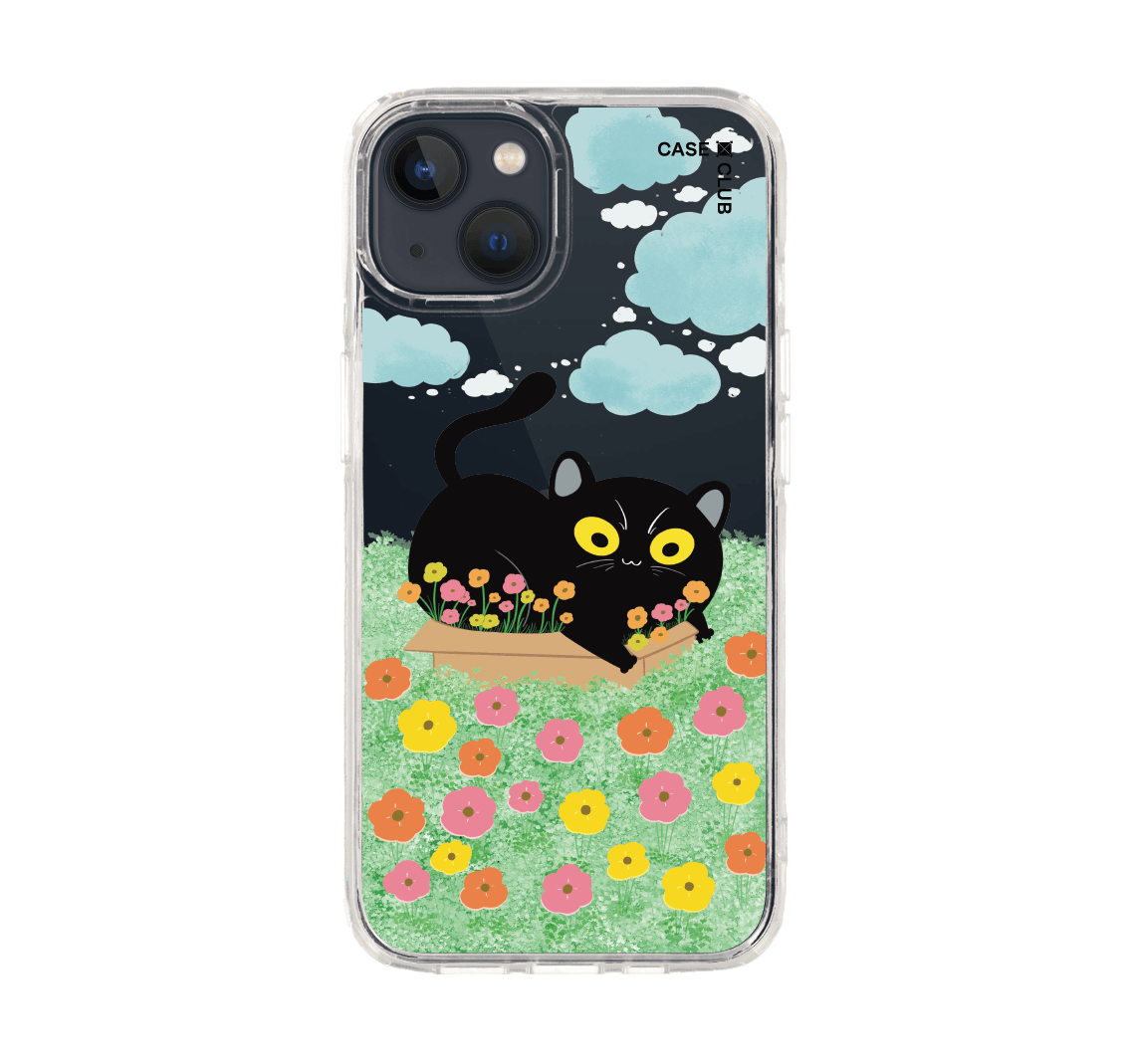 garden black cat