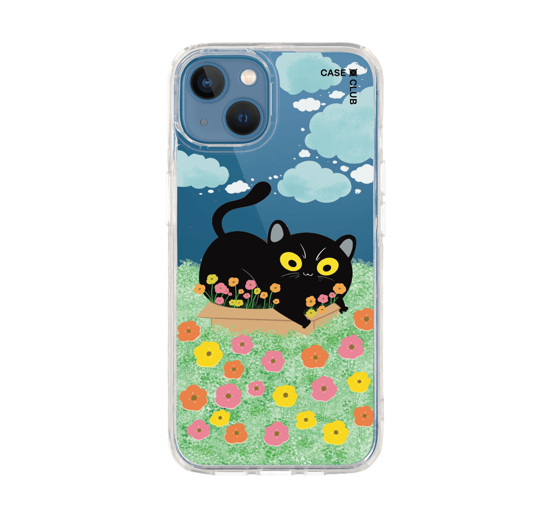 garden black cat
