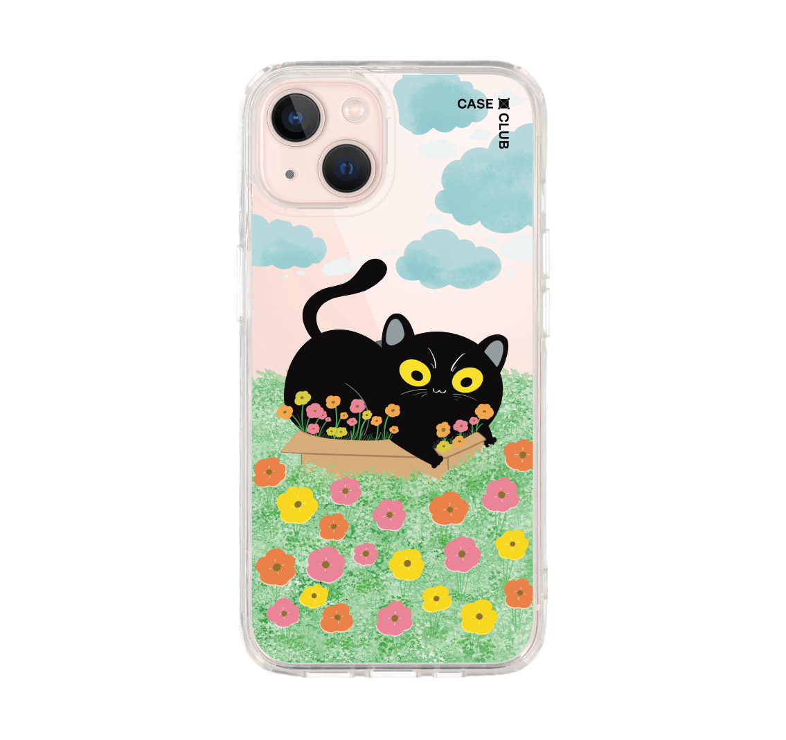 garden black cat