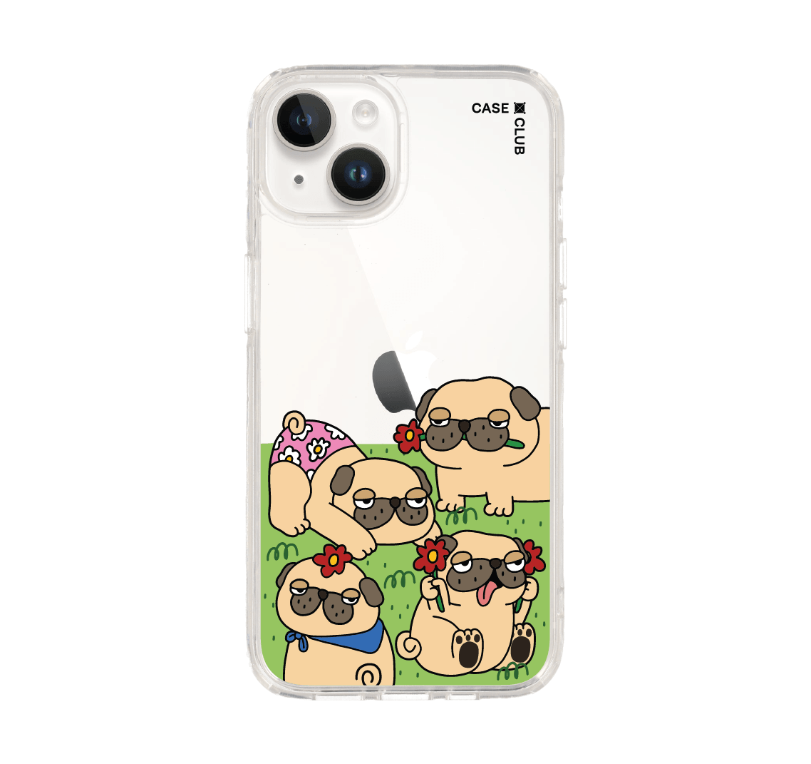เคสใส iPhone 14 ปั๊กในสวน