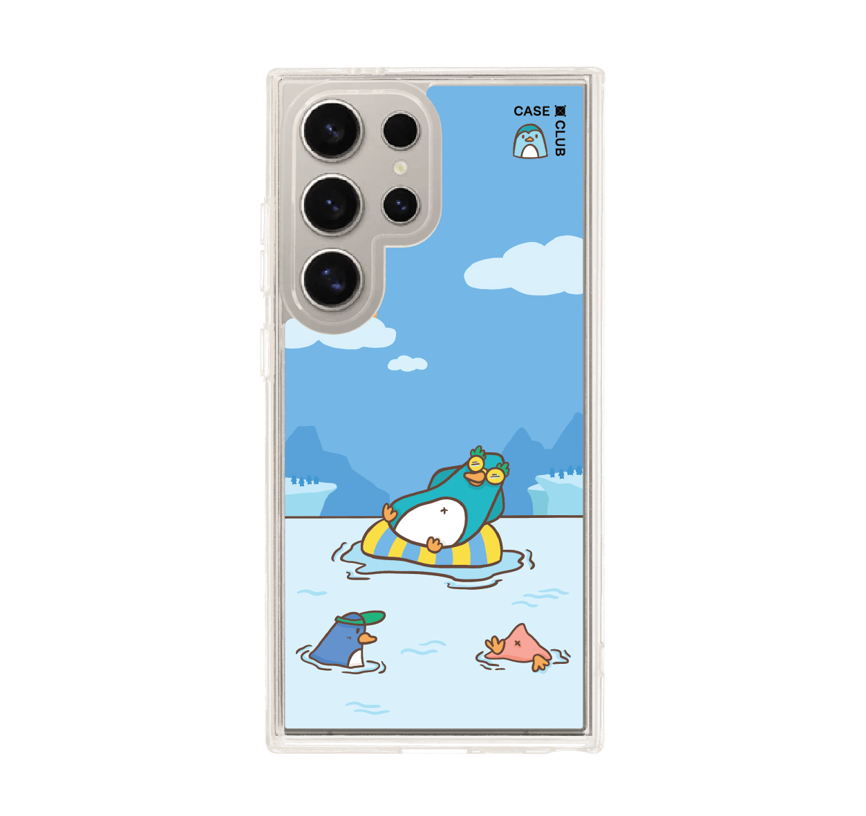 samsung galaxy s24 ultra clear magsafe global warming penguin