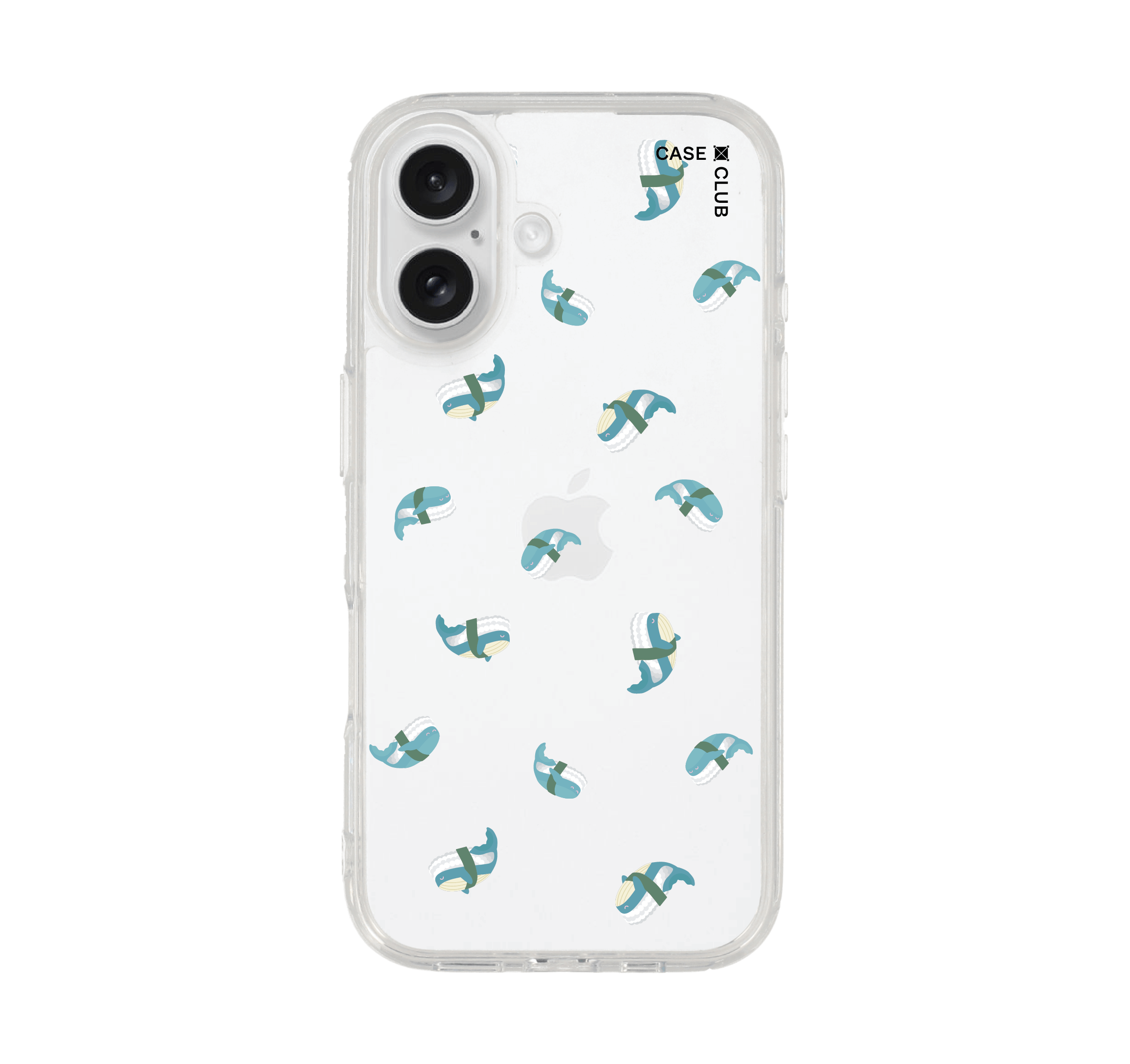 เคสใส iPhone 16 ซูชิวาฬมินิ