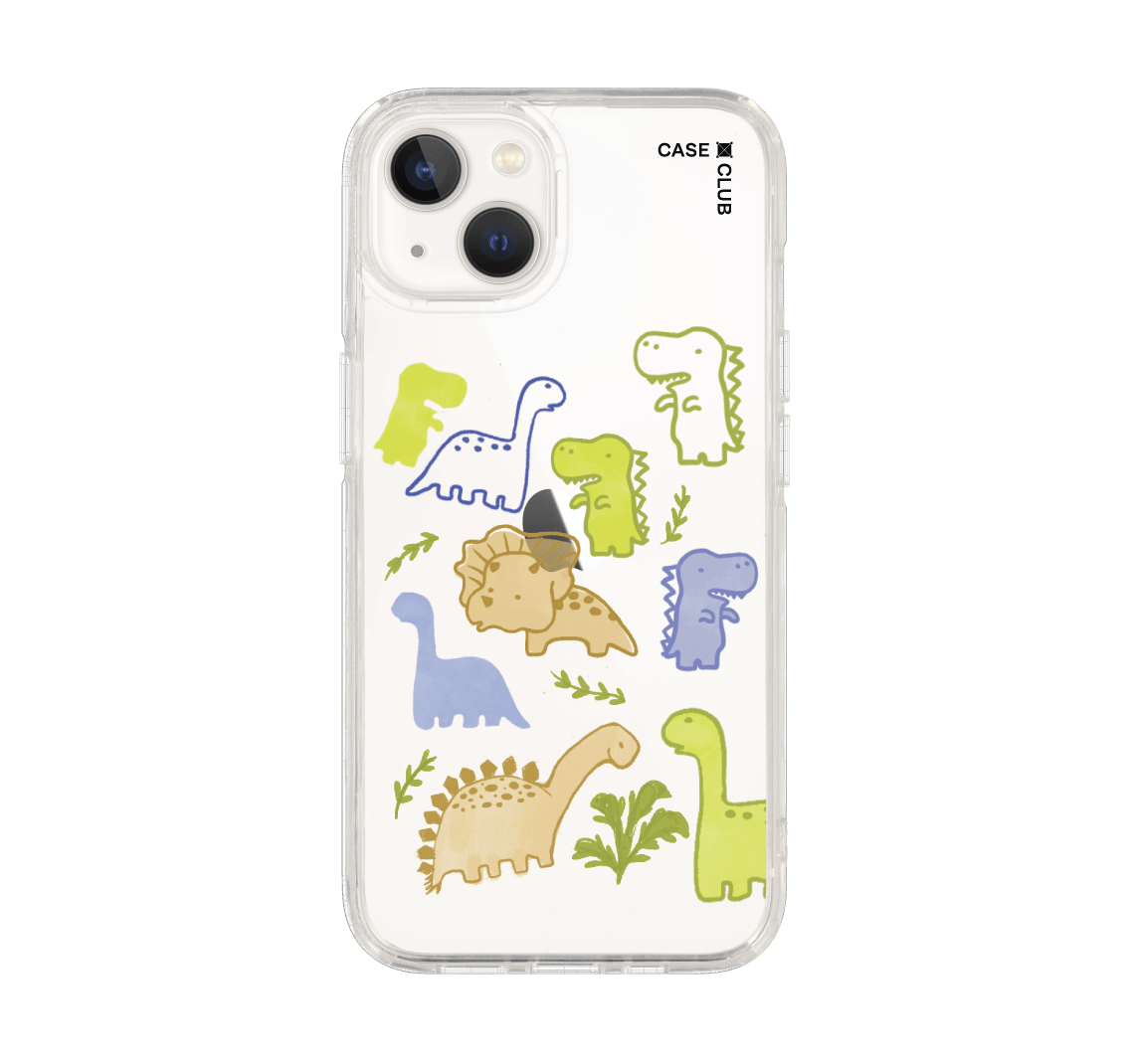 เคสใส iPhone 13 ไดโนหลากสี