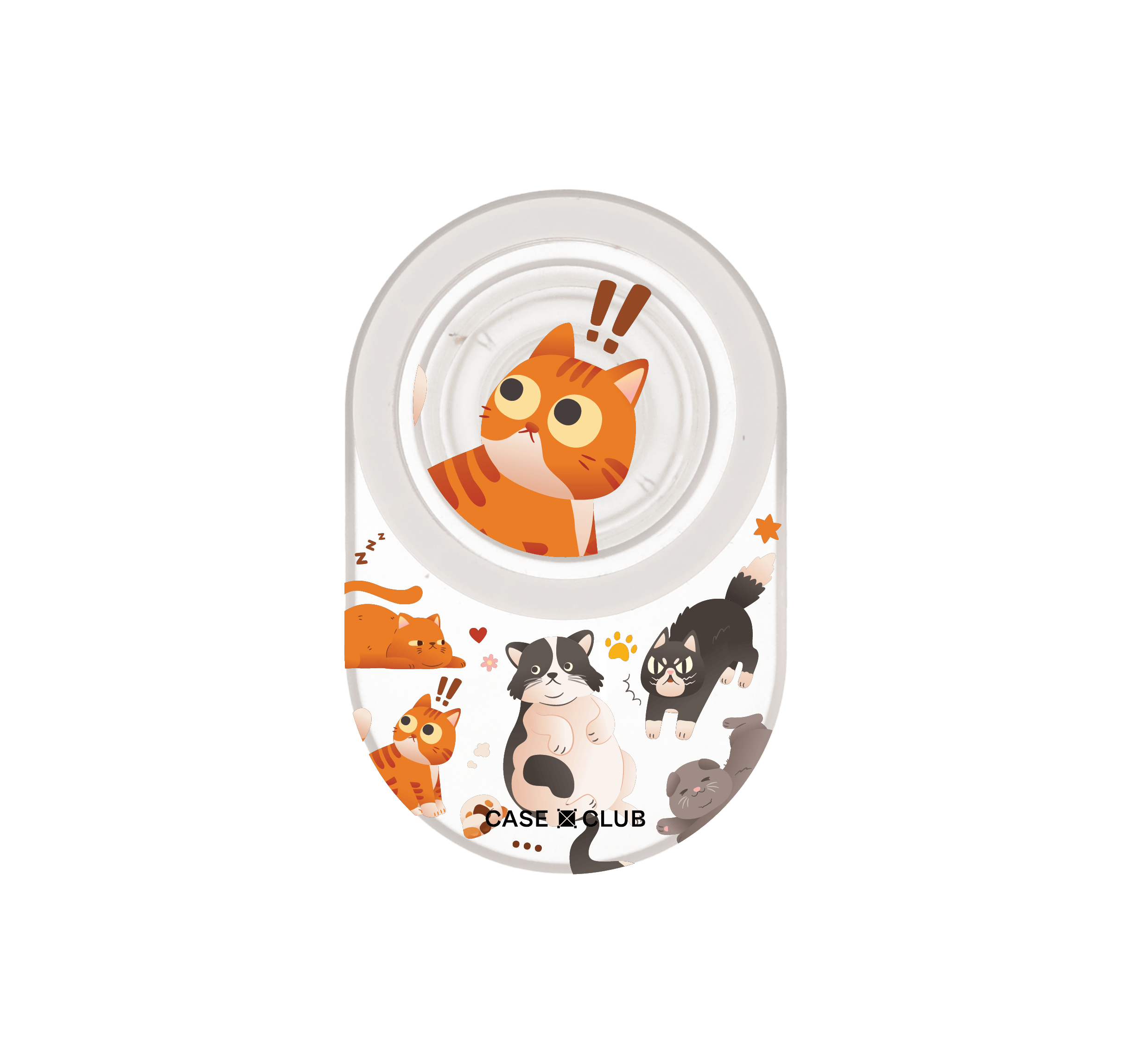 Clear PopGrip Multiple Cat