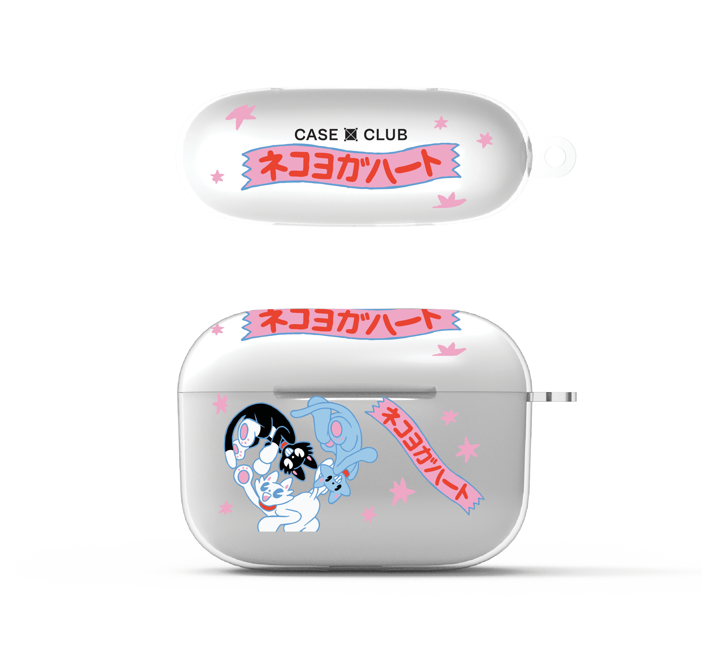 เคสใส AirPods Pro 2 แมวสามเหลี่ยม