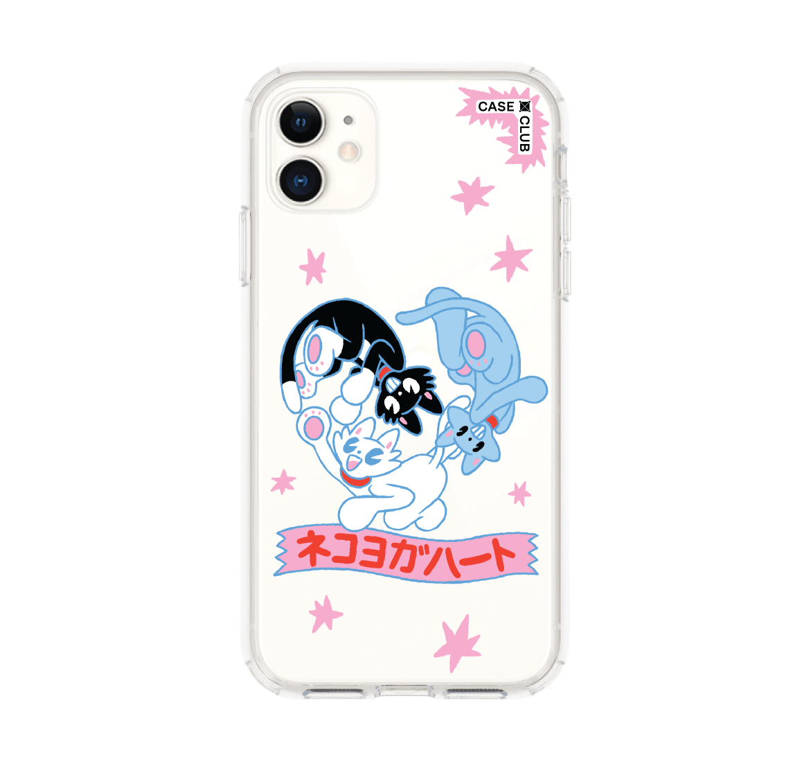 เคสใส iphone 11 แมวสามเหลี่ยม