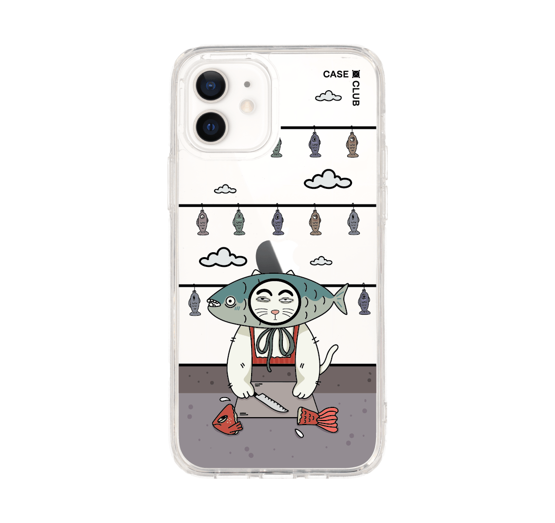 เคสใส iPhone 12/12 Pro แมวโอมากาเสะ
