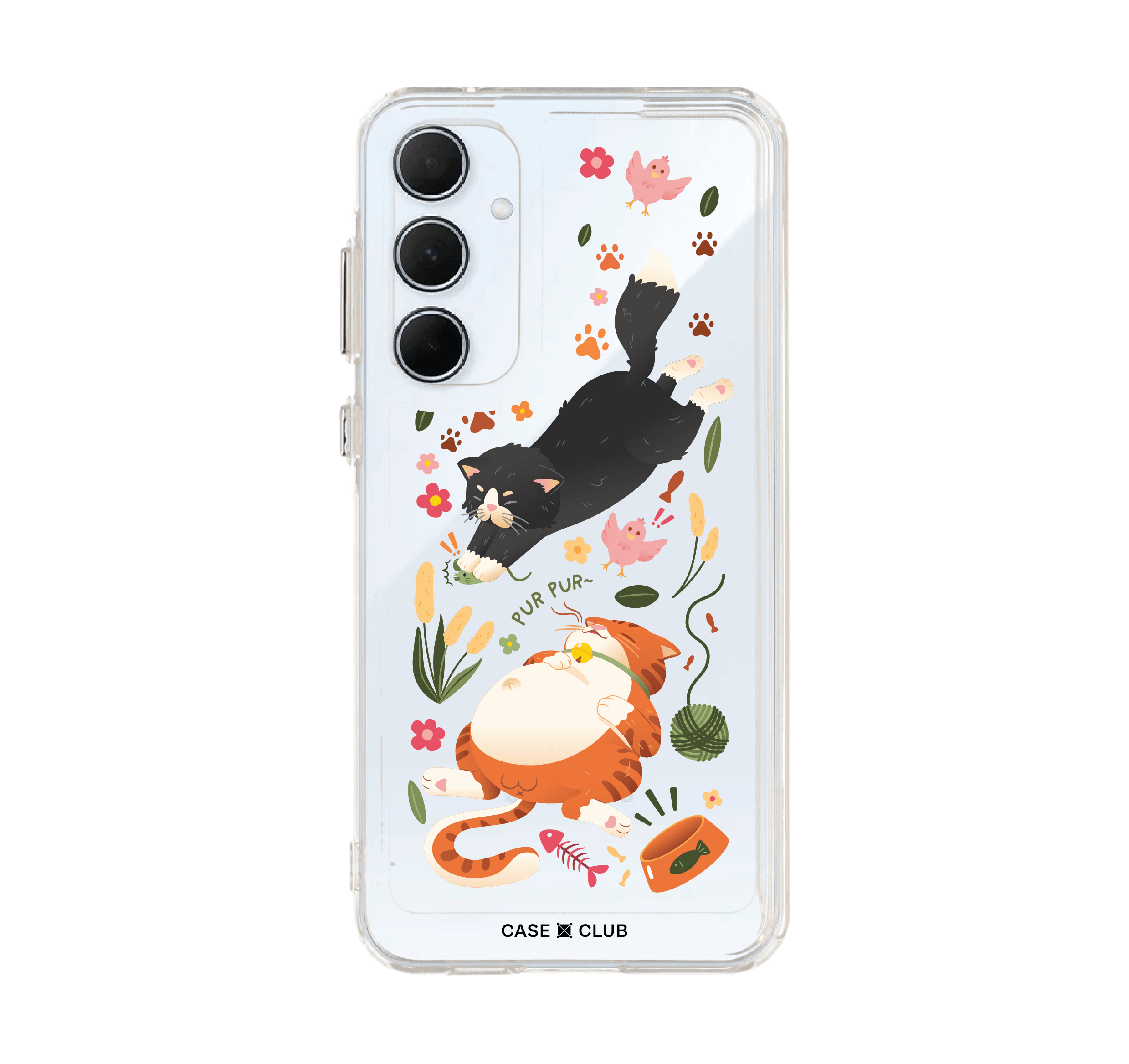 orange & black cat pattern