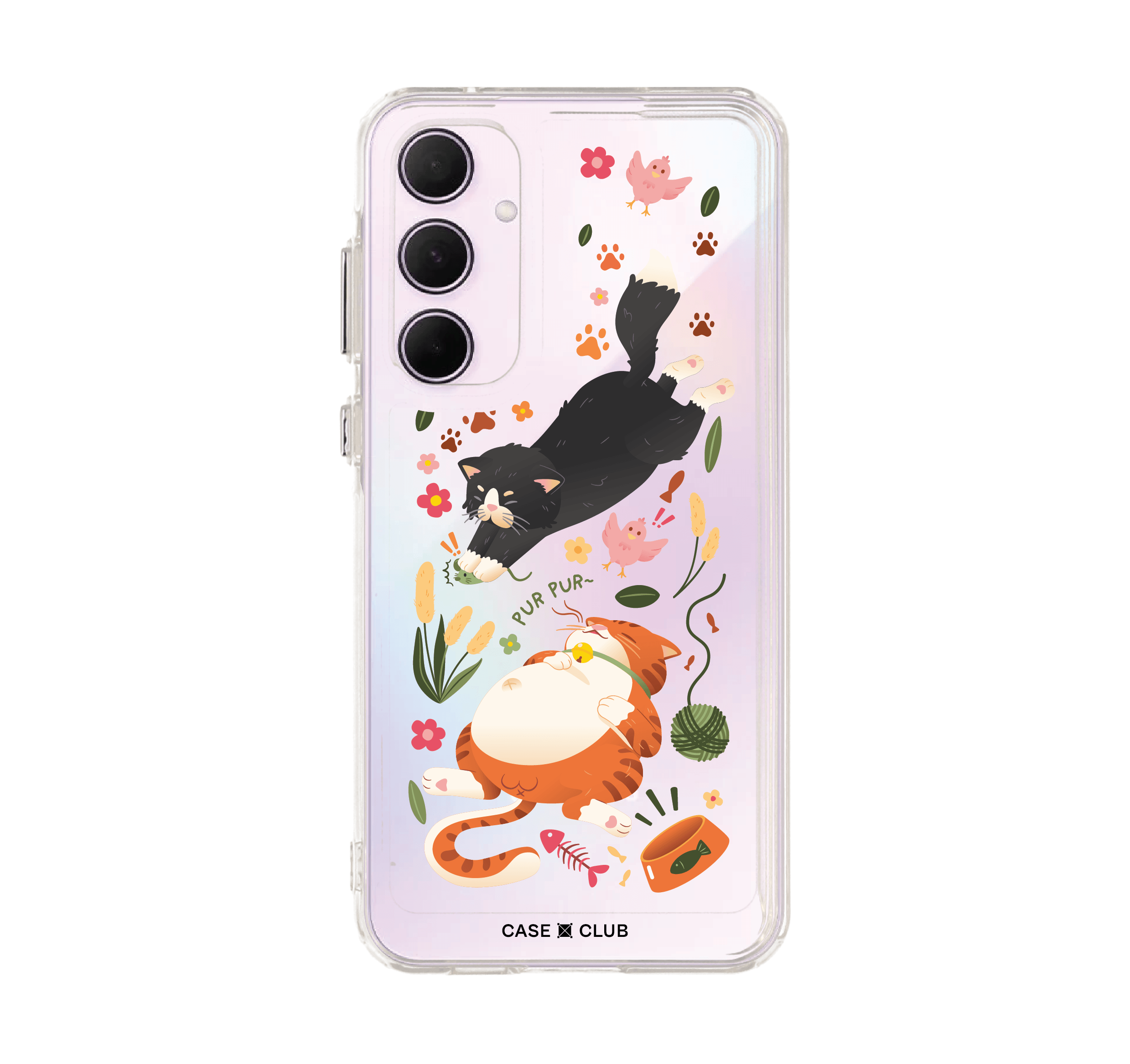 orange & black cat pattern
