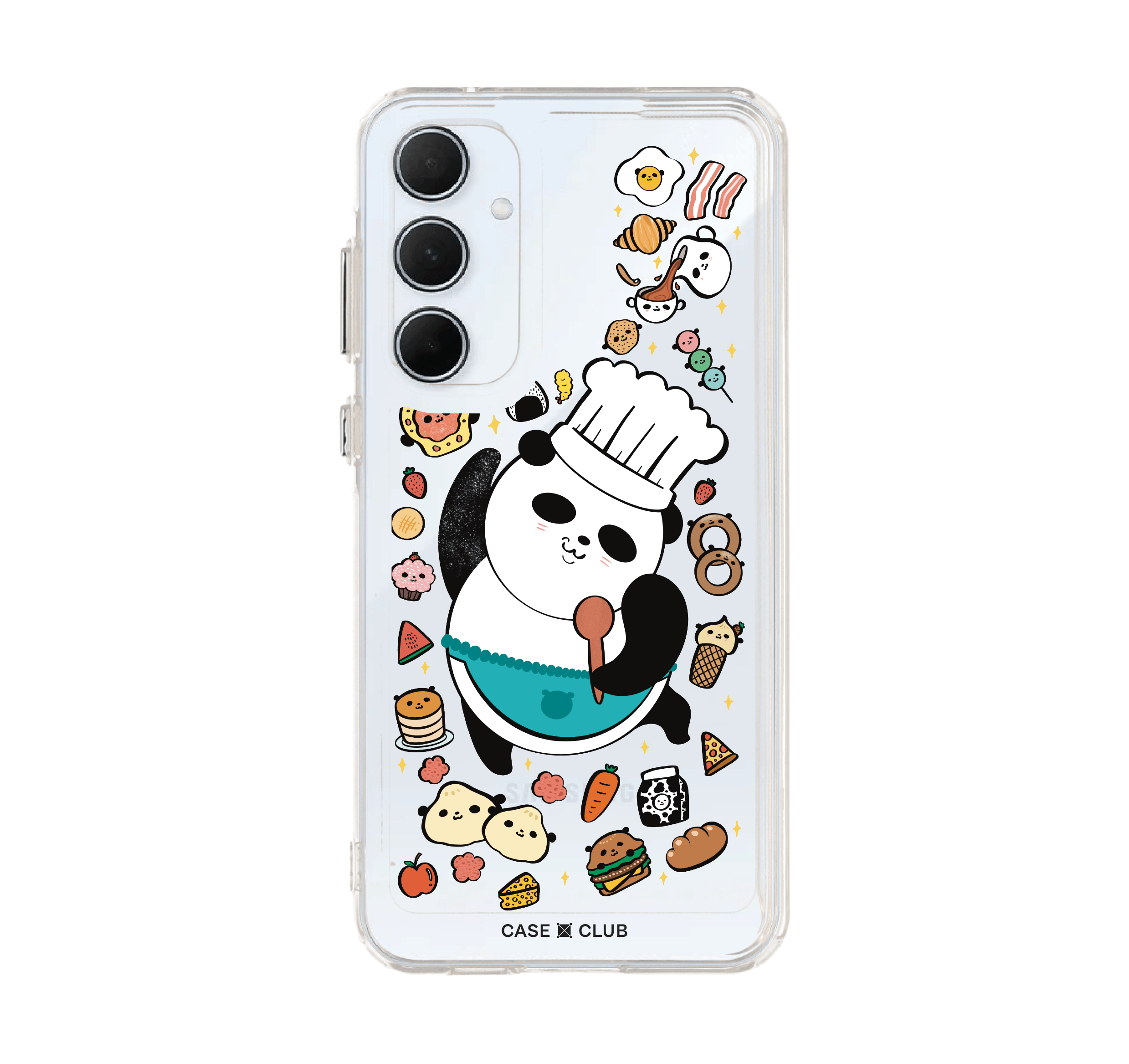 เคสใส samsung a55 แพนด้าเชฟ