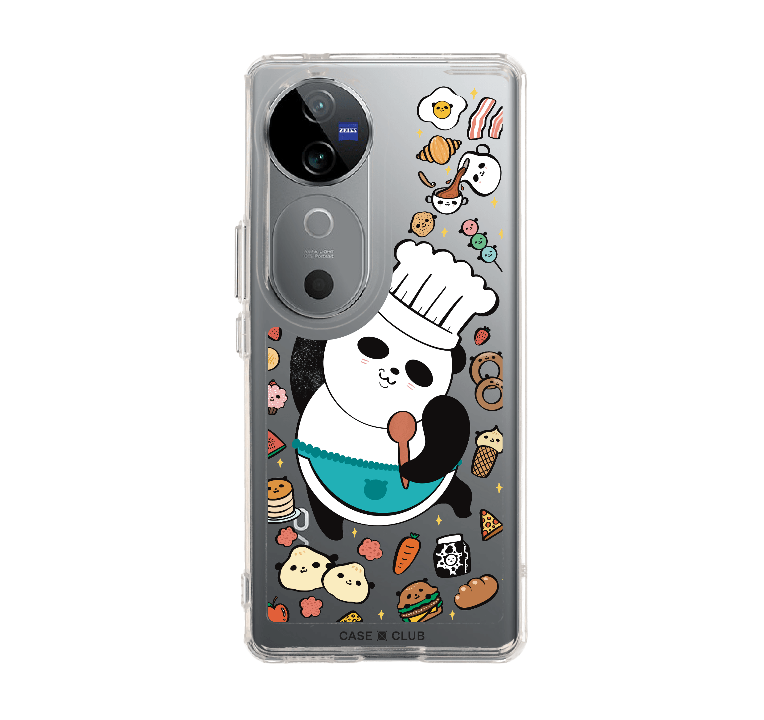 เคสใส vivo v40 5g แพนด้าเชฟ