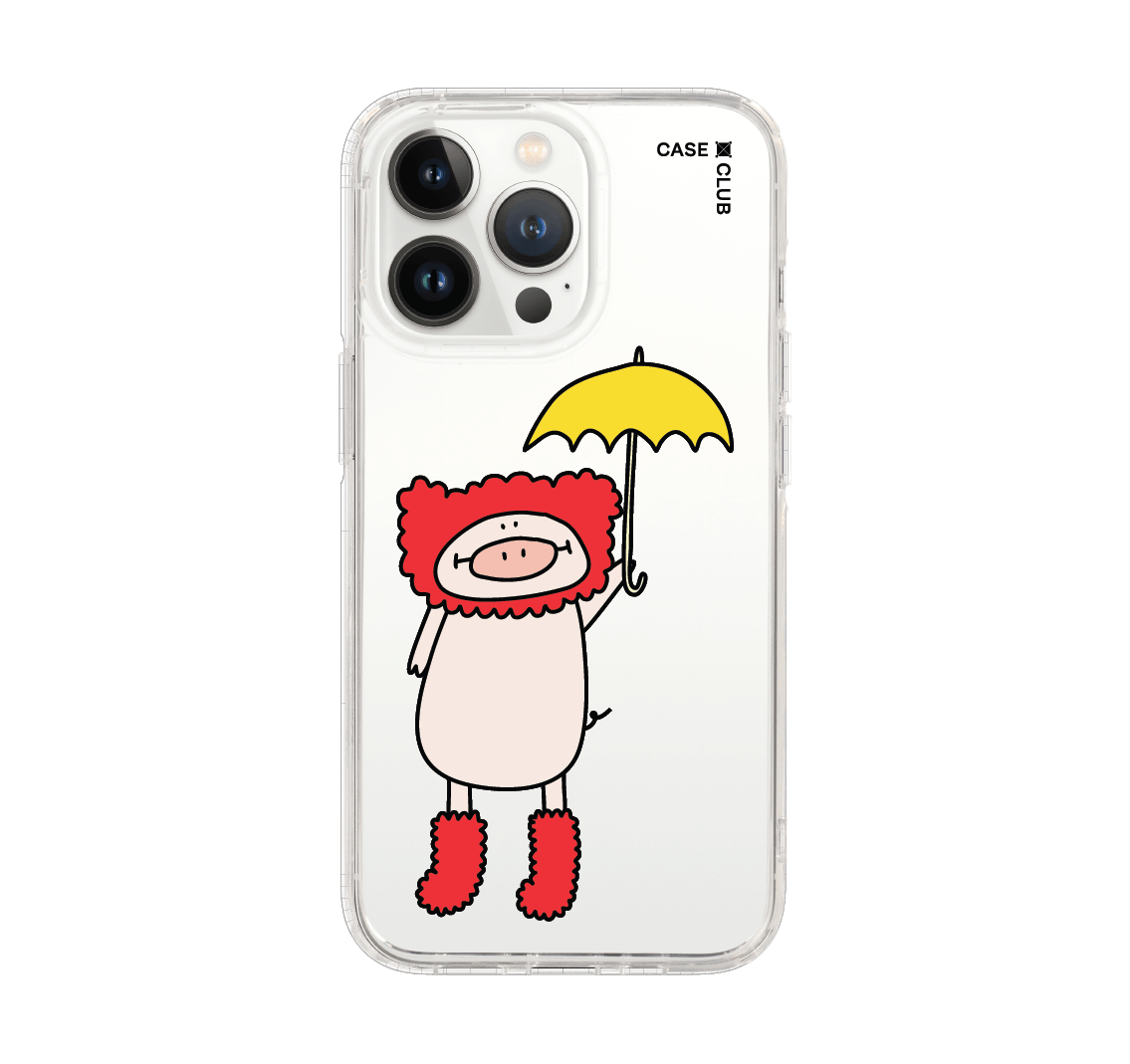 เคสใส iphone 13 pro หมูในฝน