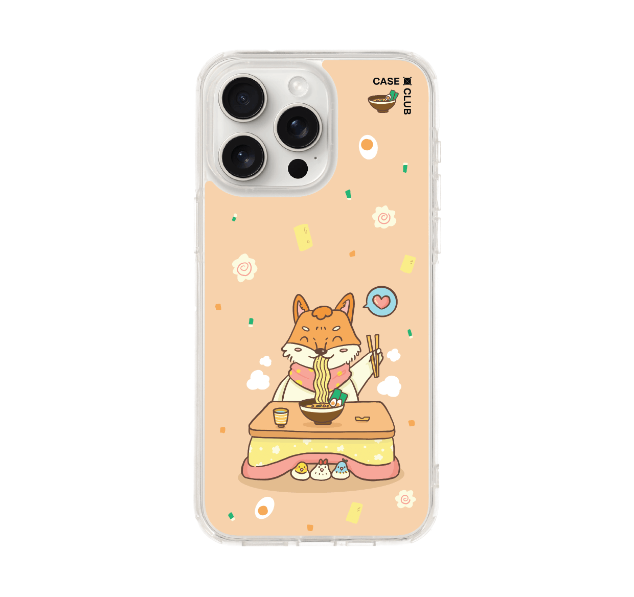 เคสใส iPhone 15 Pro Max ราเมนฟ็อกซ์