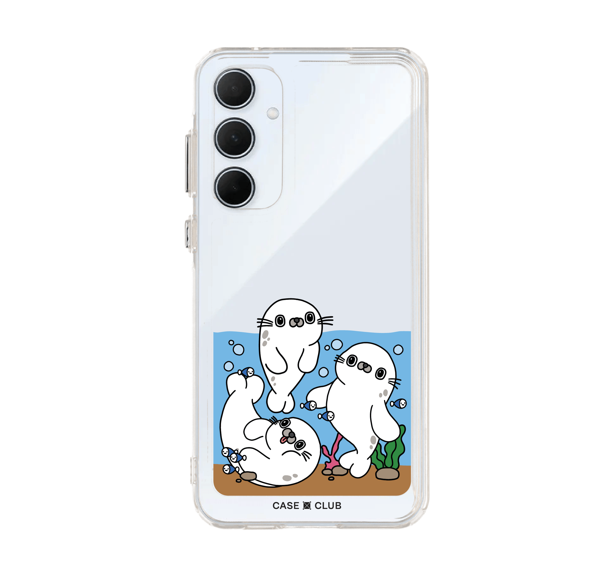 เคสใส samsung a55 ซีลใต้ทะเล