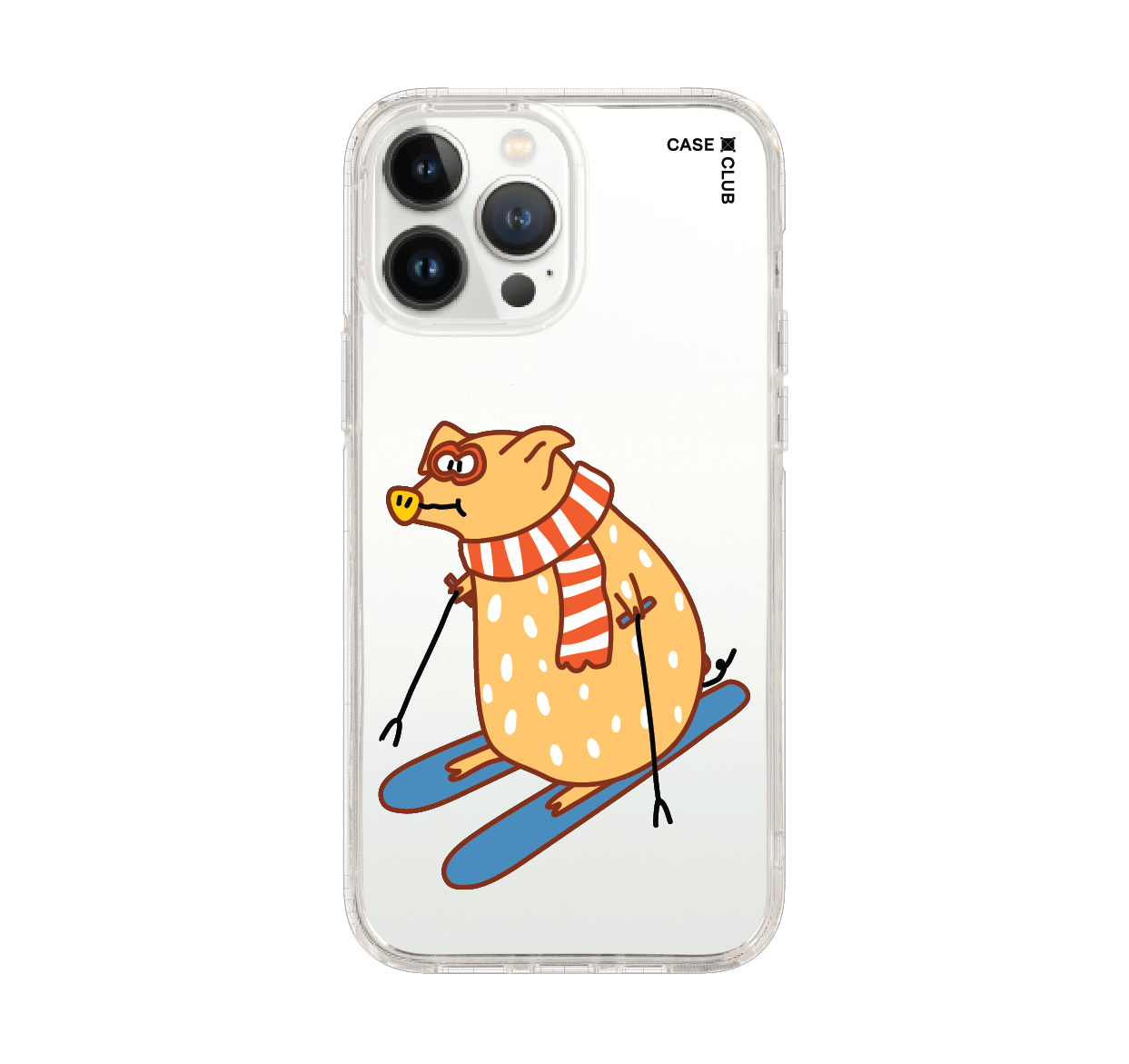 เคสใส iPhone 13 Pro Max หมูสกี
