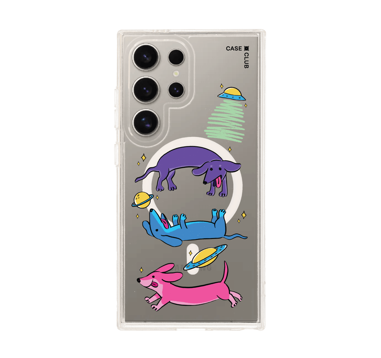 เคสใส samsung s24 ultra magsafe ดัชชุนด์อวกาศ
