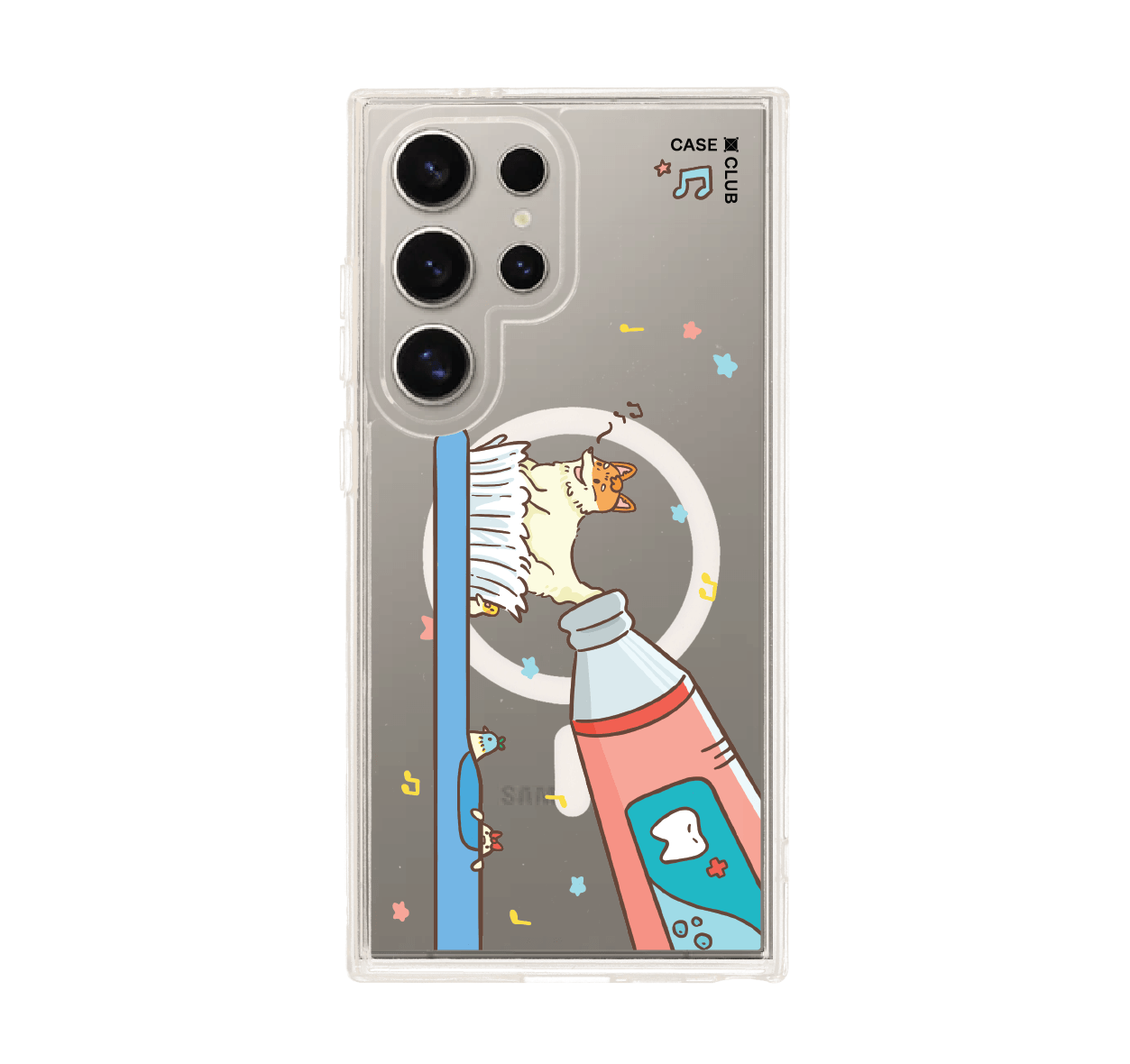 เคสใส samsung s24 ultra magsafe จิ้งจอกยาสีฟัน