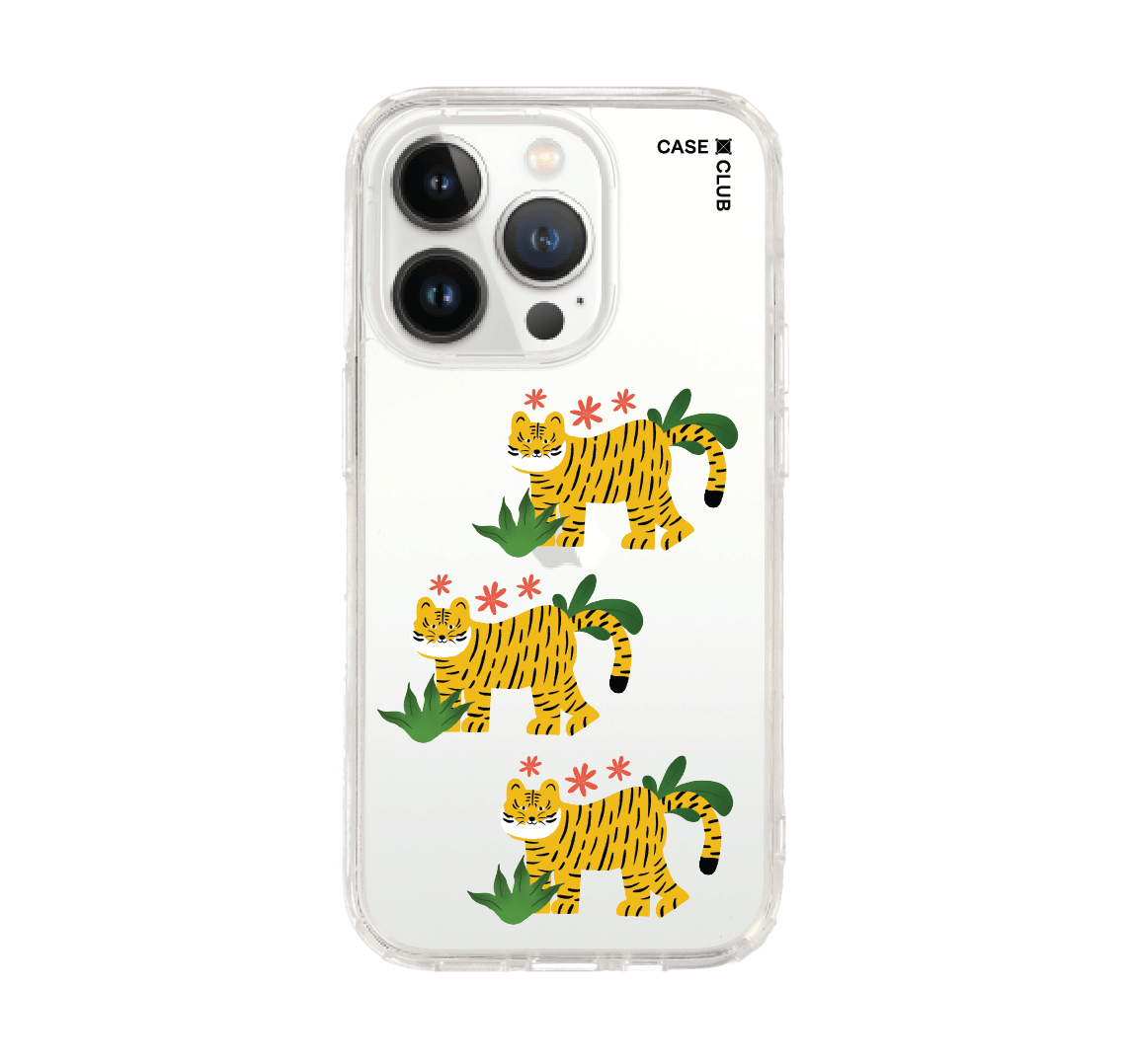 เคสใส iphone 14 pro ลายเสือเหลือง