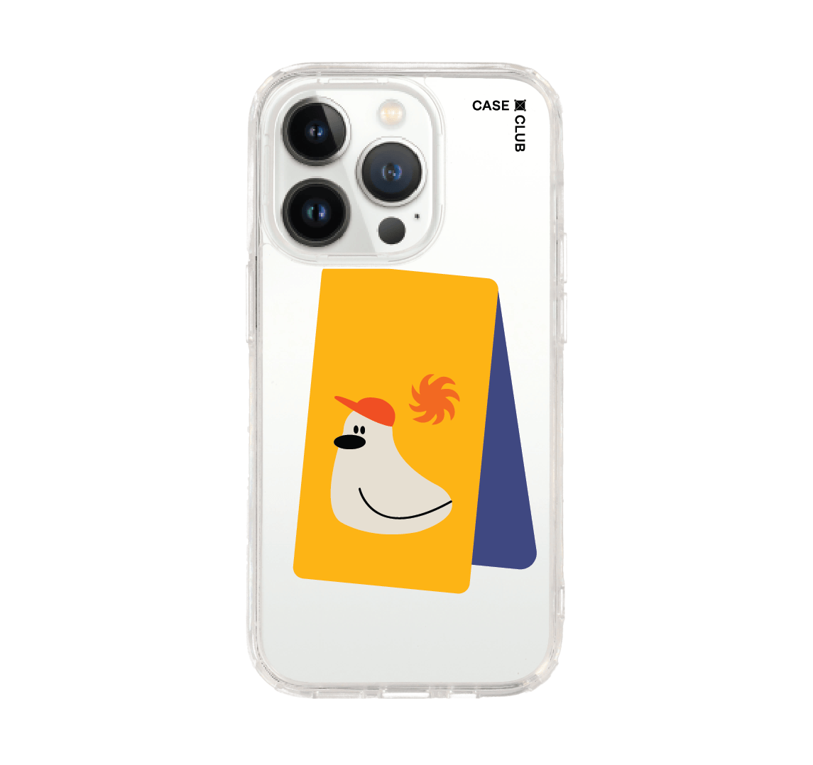 เคสใส iPhone 14 Pro ป้ายไก่น่ารัก