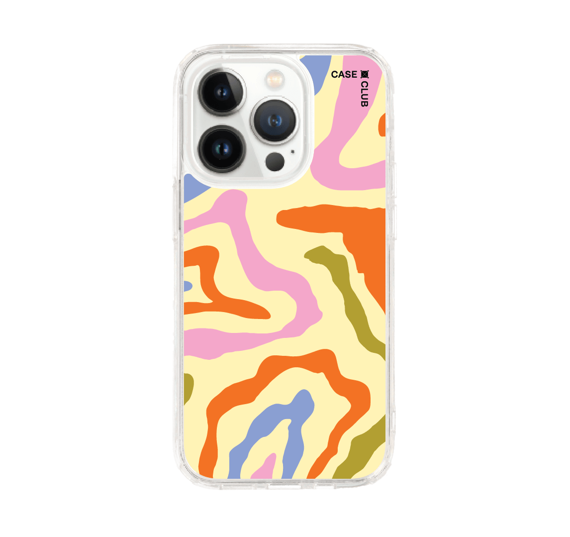 เคสใส iphone 14 pro ลวดลายอิสระสดใส