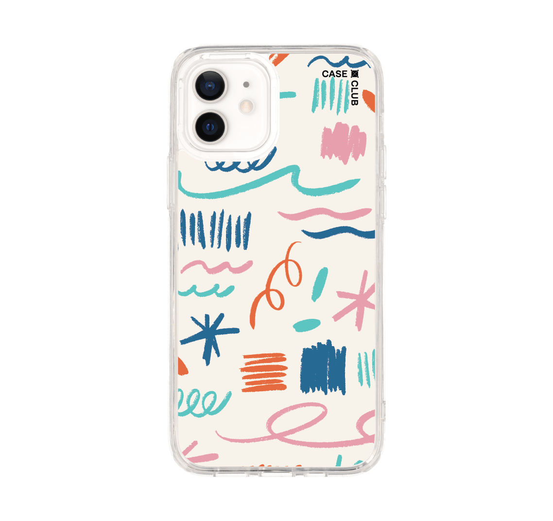 เคสใส iPhone 12/12 Pro แปรงโทนเย็น