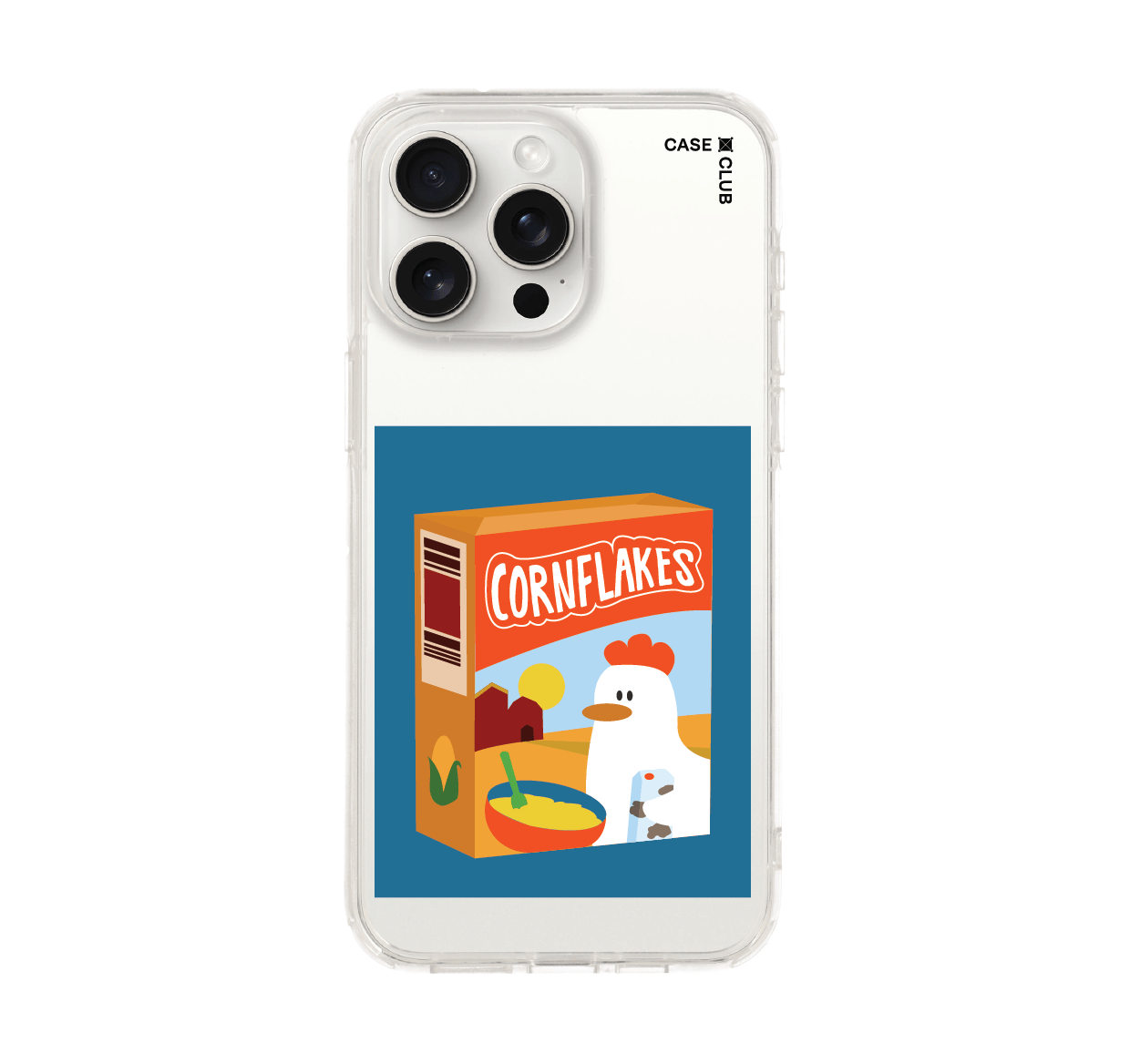 เคสใส iPhone 15 Pro Max ข้าวเกรียบ