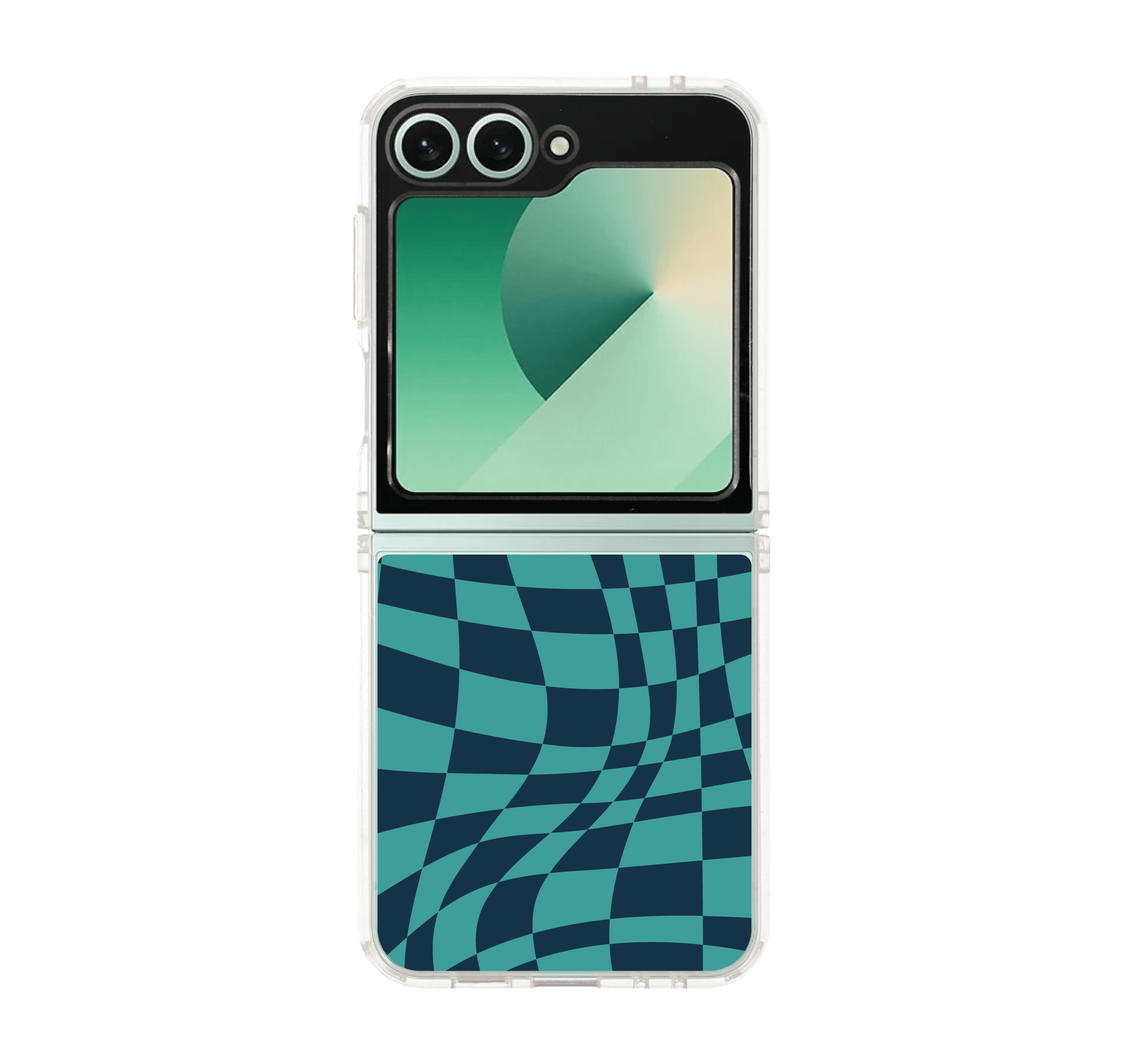 green illusion grid