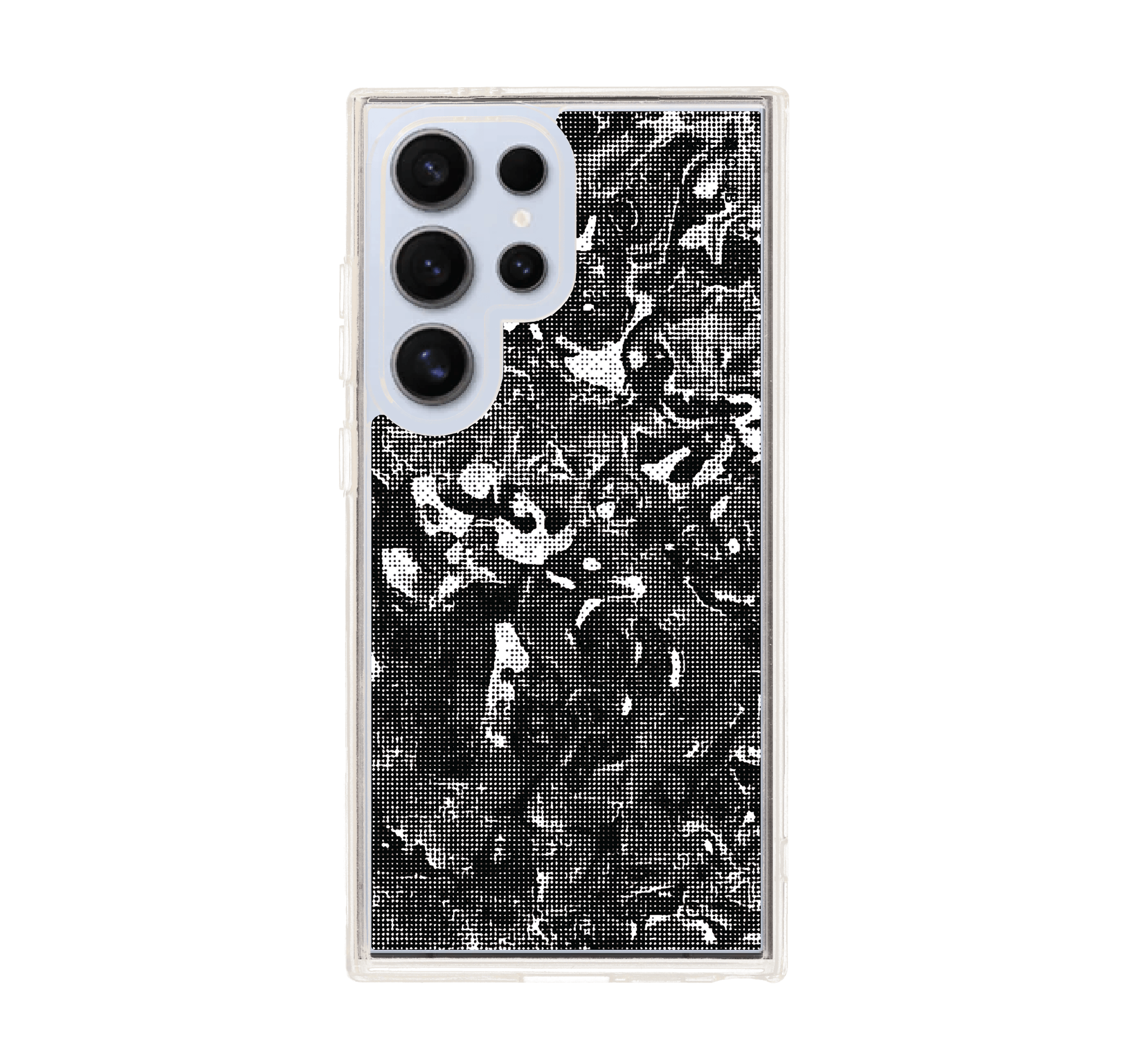 samsung galaxy s24 ultra clear magsafe halftone abstract