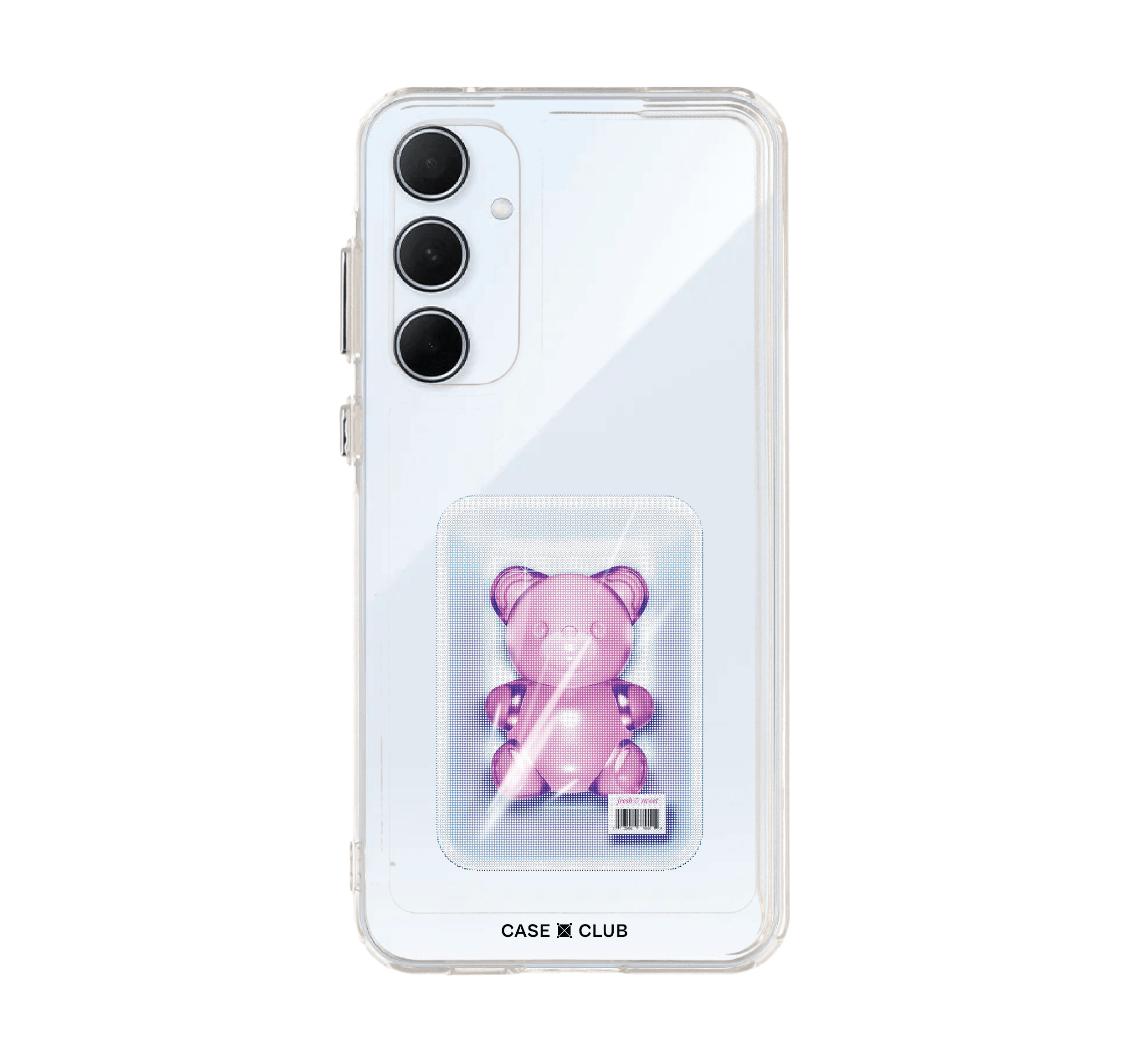 halftone jelly bear