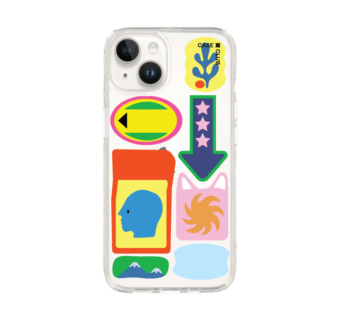 เคสใส iPhone 14 สติกเกอร์ป้าย