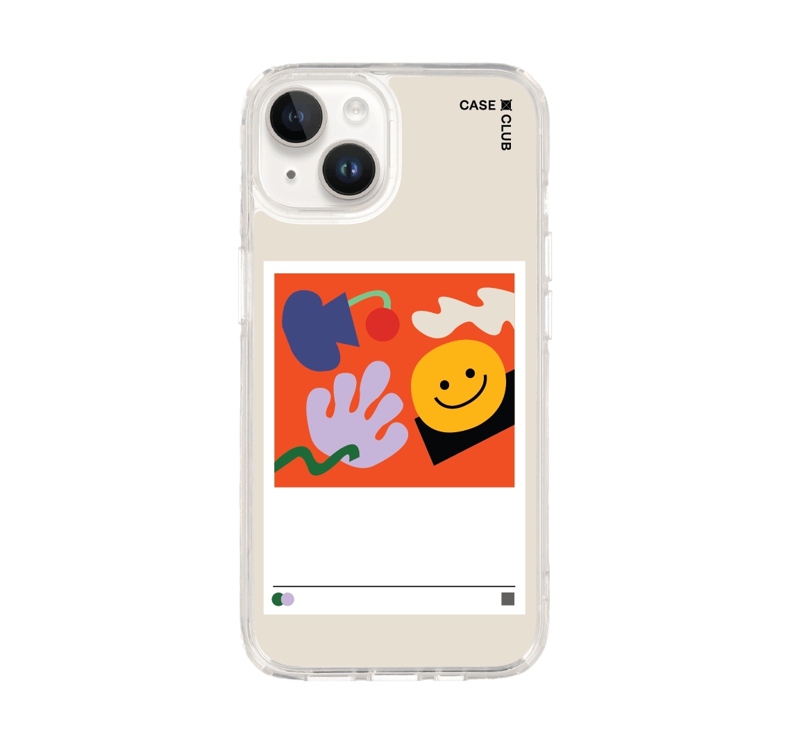 เคสใส iPhone 14 โปสเตอร์ยิ้ม