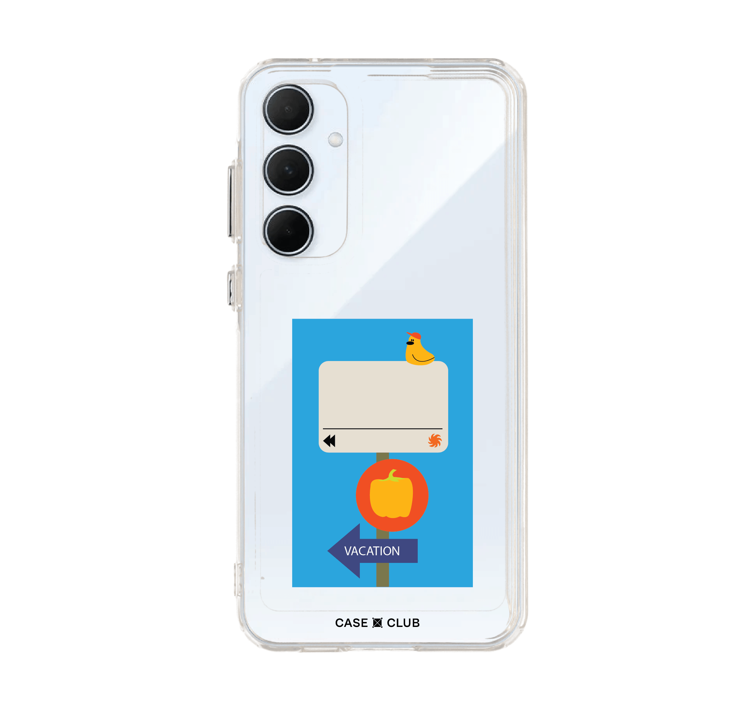 เคสใส samsung a55 ป้ายวันหยุด