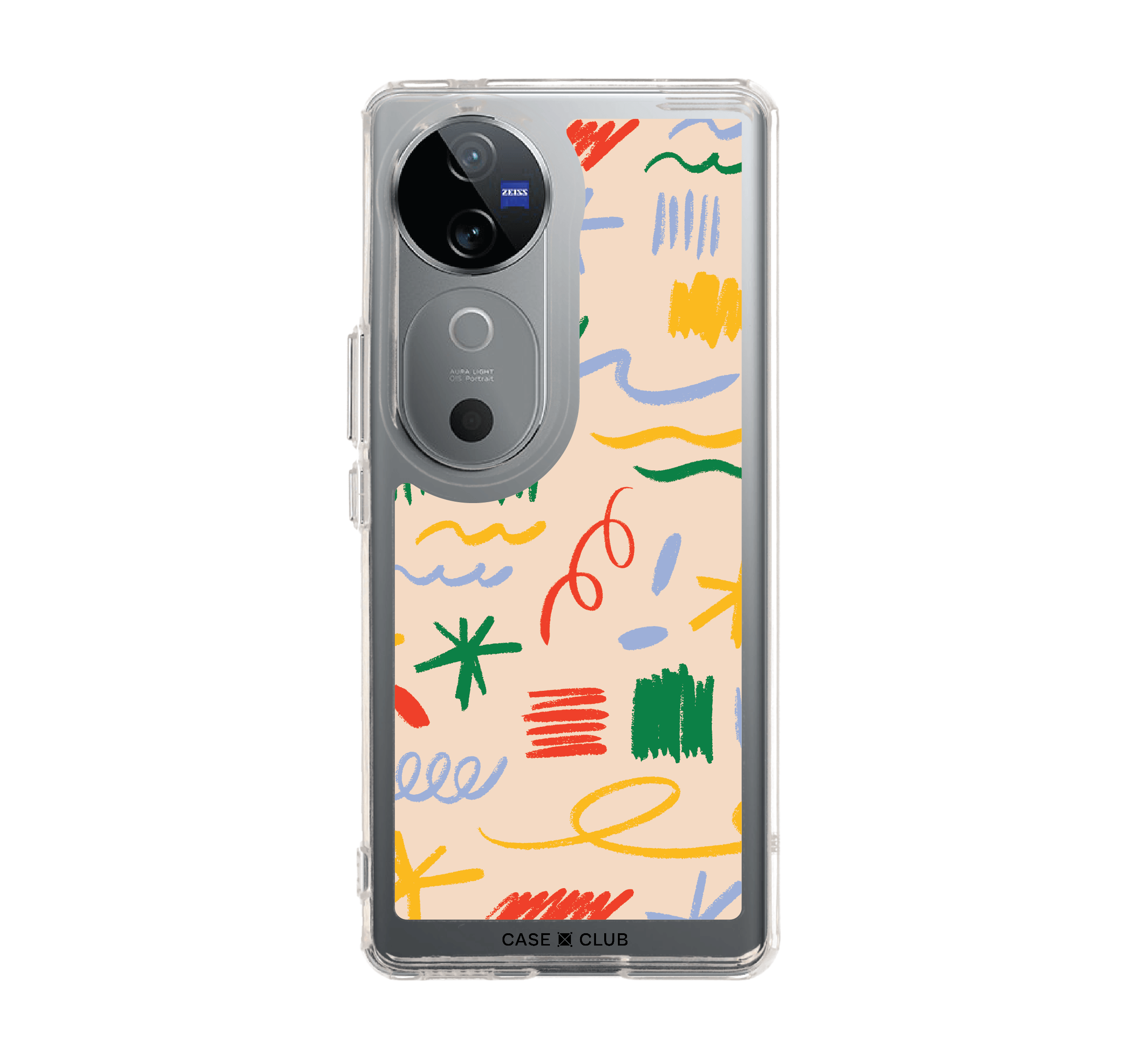 เคสใส vivo v40 5g แปรงโทนอบอุ่น