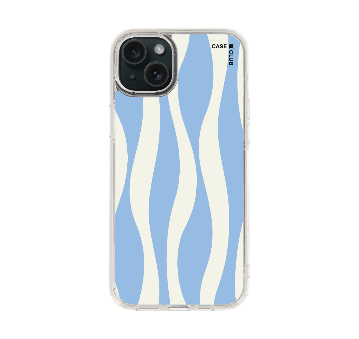 white & blue wavy pattern