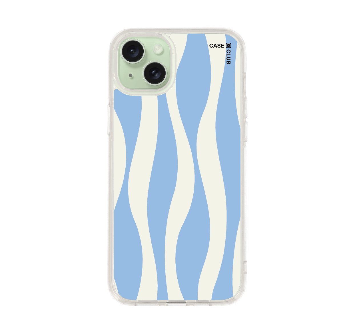 white & blue wavy pattern
