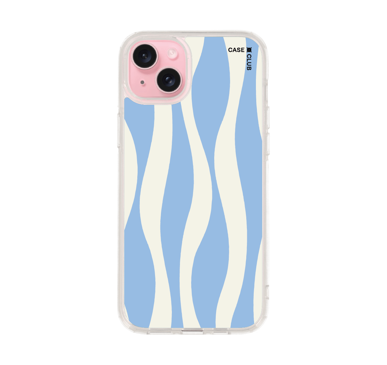 white & blue wavy pattern