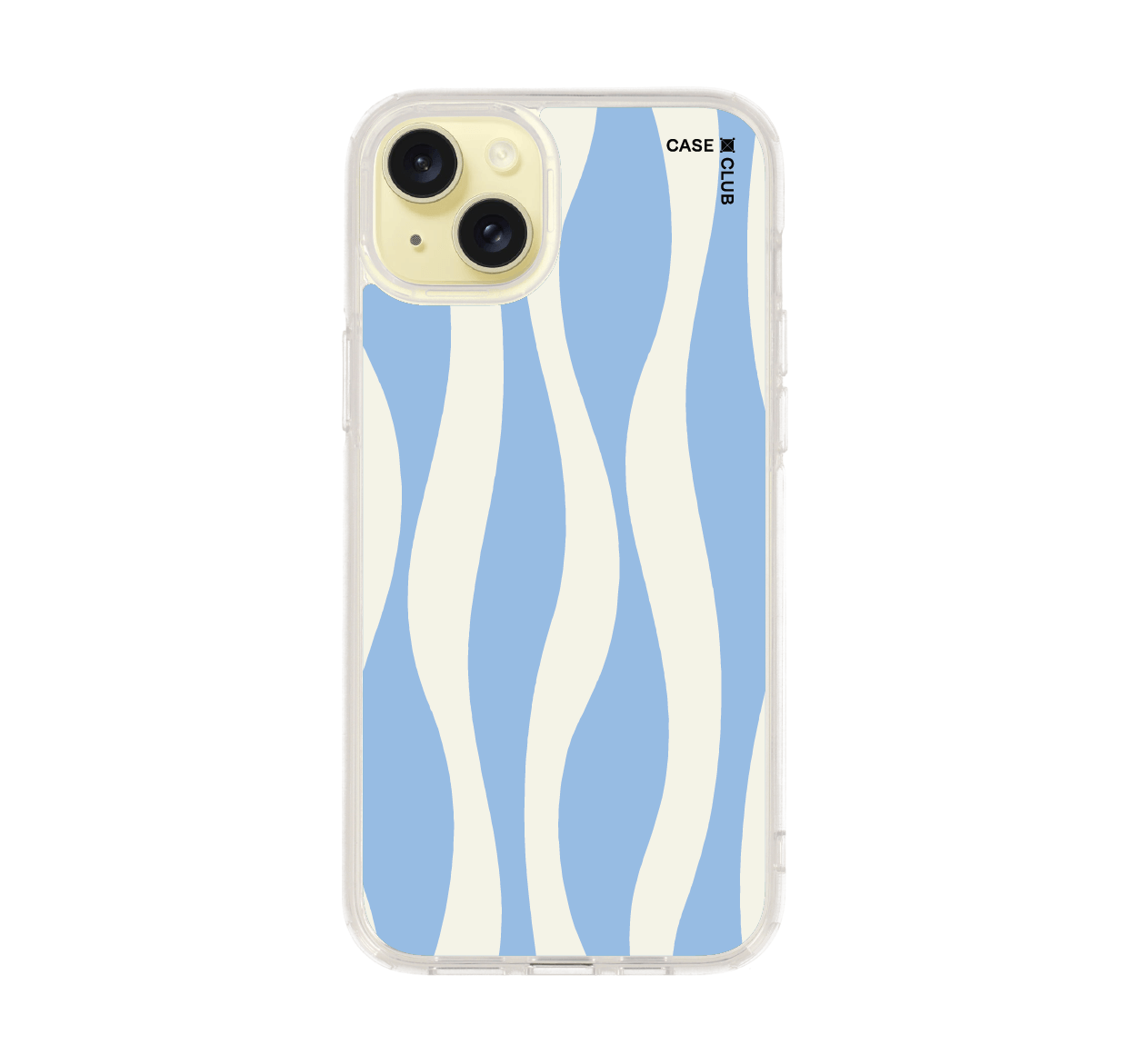 white & blue wavy pattern