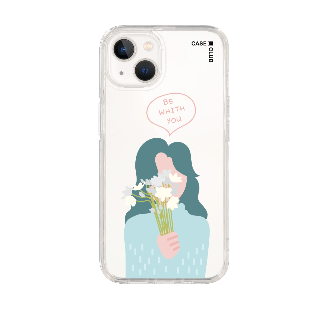 เคสใส iPhone 13 ผู้หญิงเคียงข้าง