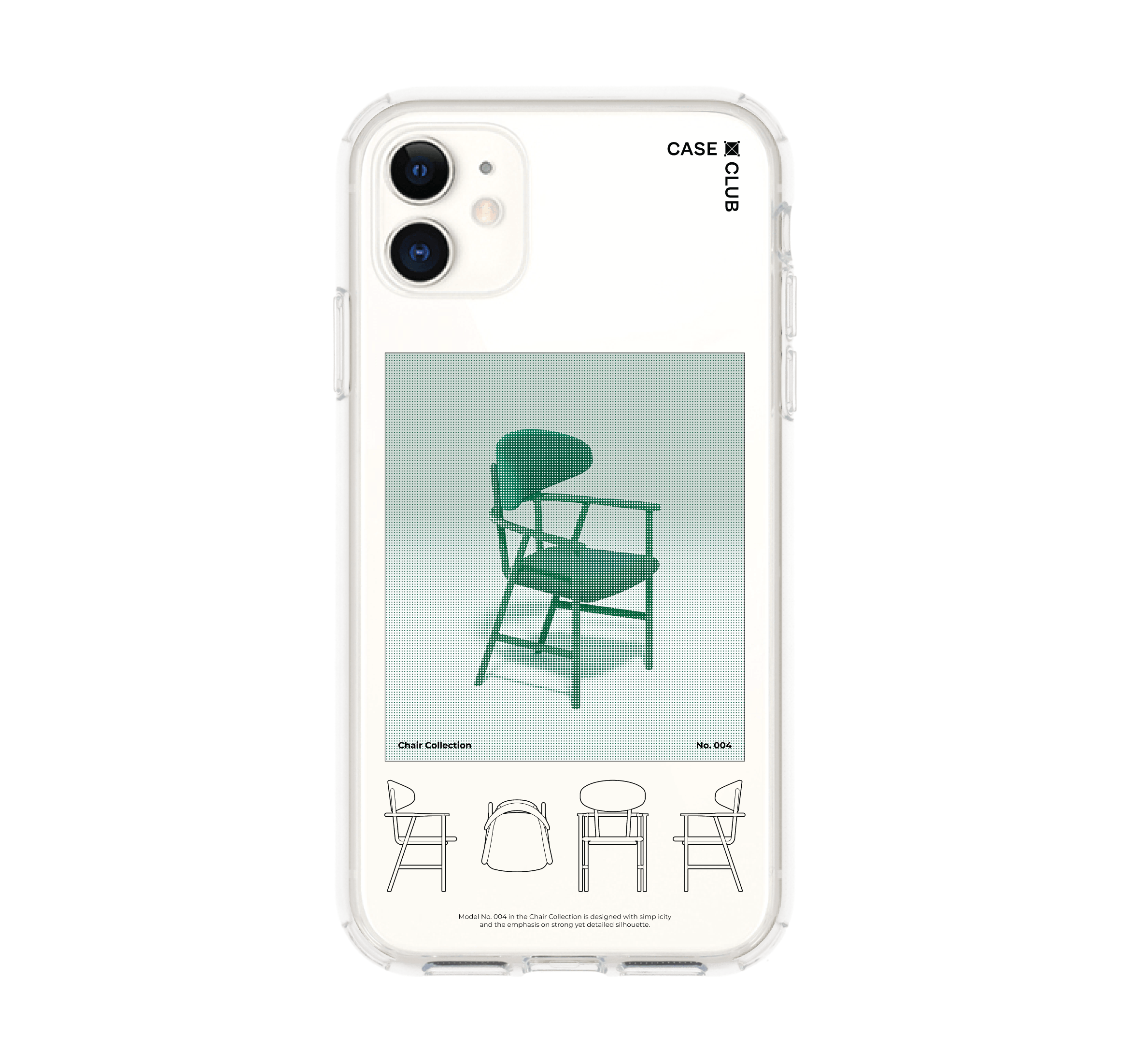เคสใส iPhone 11 เก้าอี้เดี่ยว