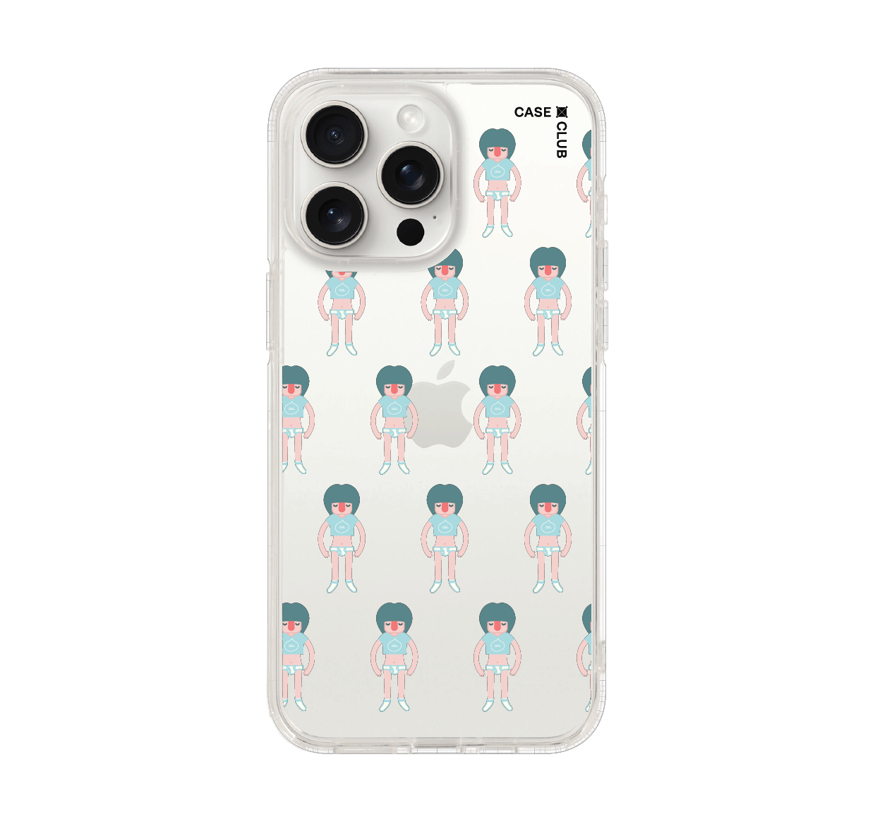 เคสใส iPhone 15 Pro Max ผู้หญิงใส่เสื้อครอป