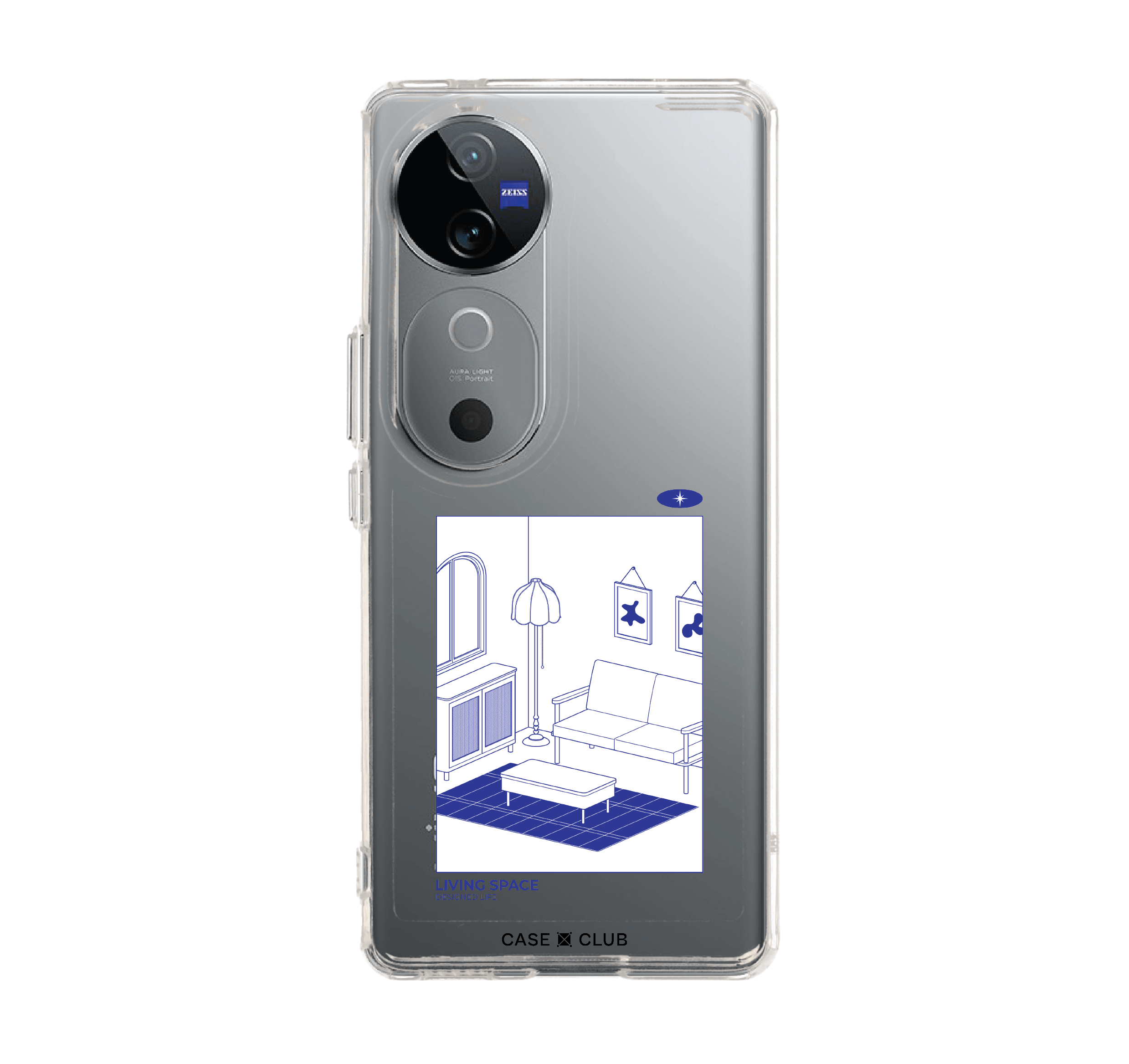 เคสใส vivo v40 5g ห้องนั่งเล่นชิลล์