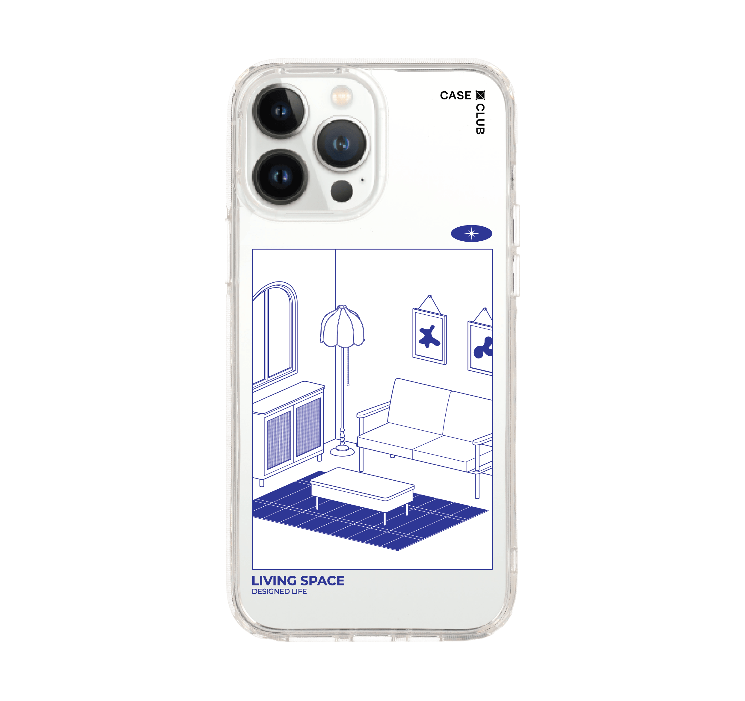 เคสใส iPhone 13 Pro Max ห้องนั่งเล่นชิลล์
