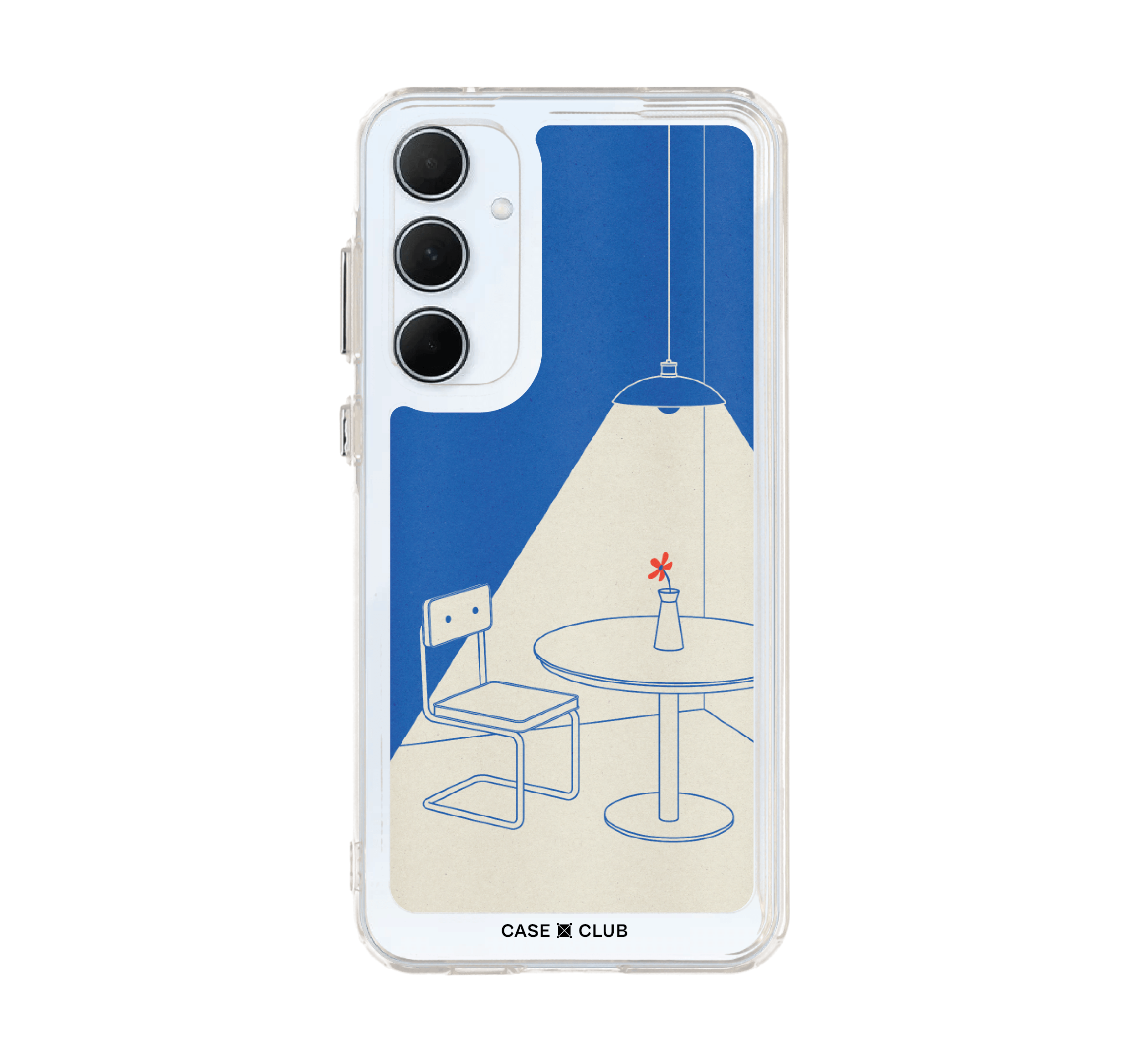 samsung galaxy a55 clear case round table