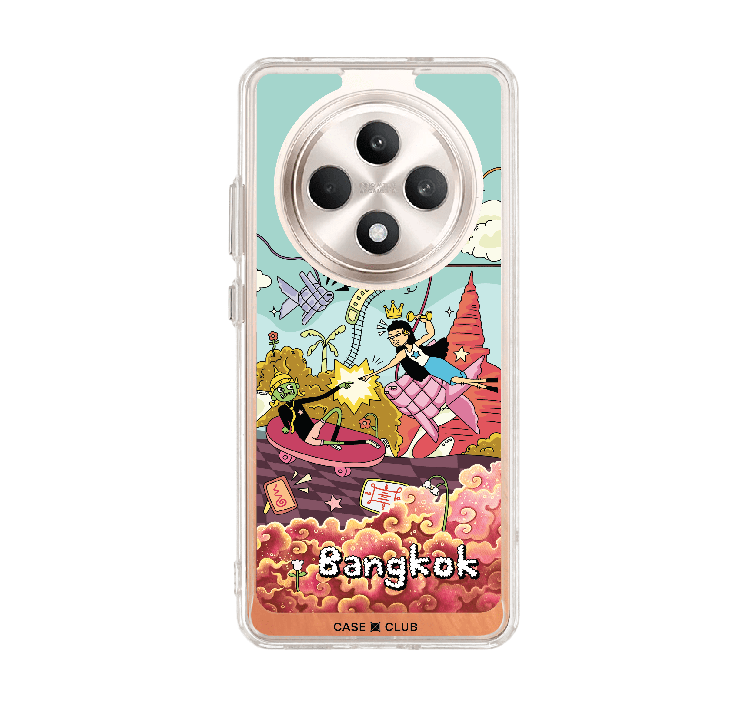 เคสใส Oppo Reno 12F Thai Angel Touch