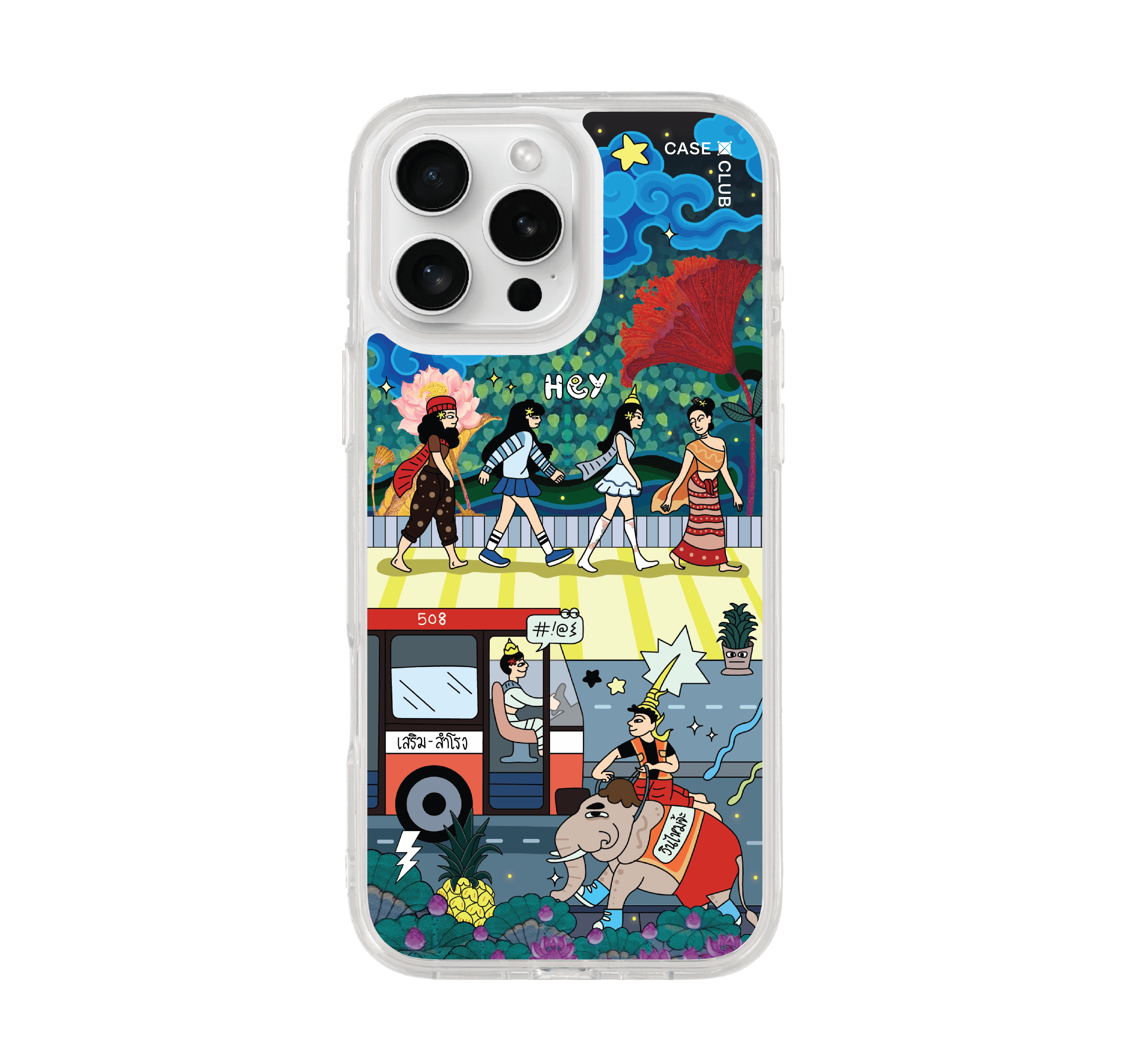 เคสใส iPhone 16 Pro Max ไทยข้ามถนน