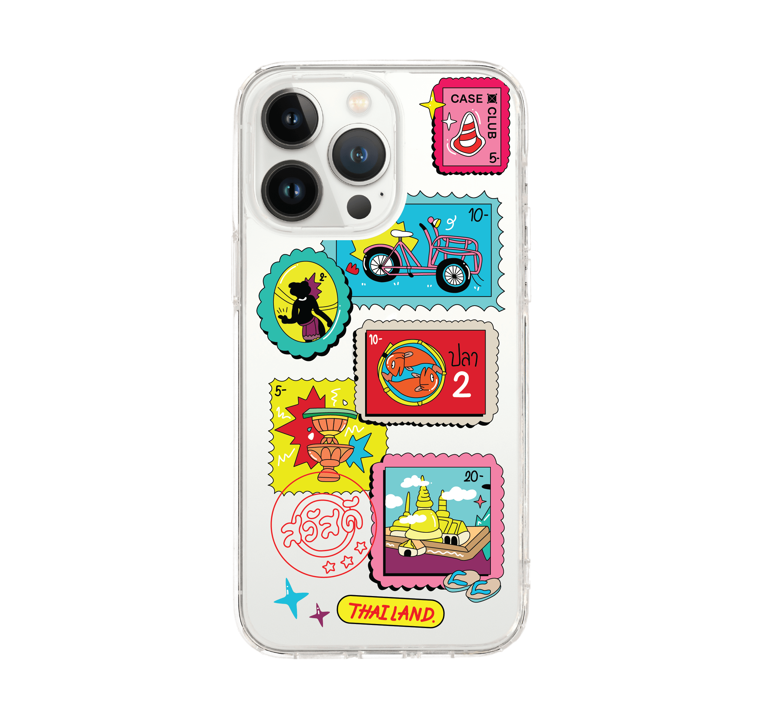 เคสใส iPhone 14 Pro Max แสตมป์ไทย